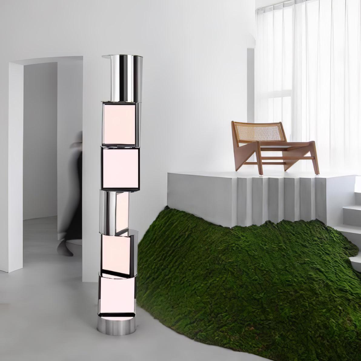 Votary Acrylic Column Floor Lamp - Blowlighting
