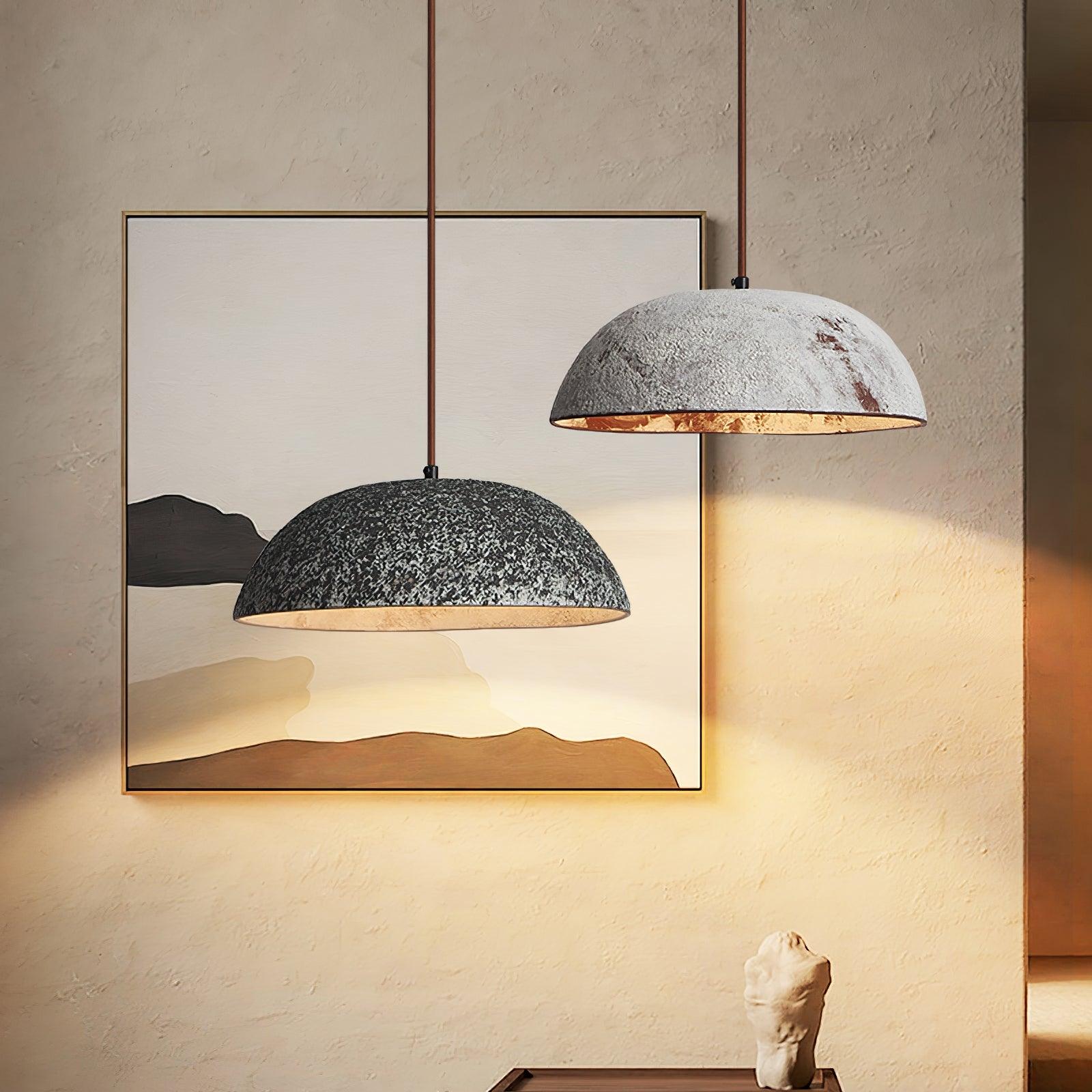 Half Dome Vintage Ceramic Pendant Lamp - Blowlighting