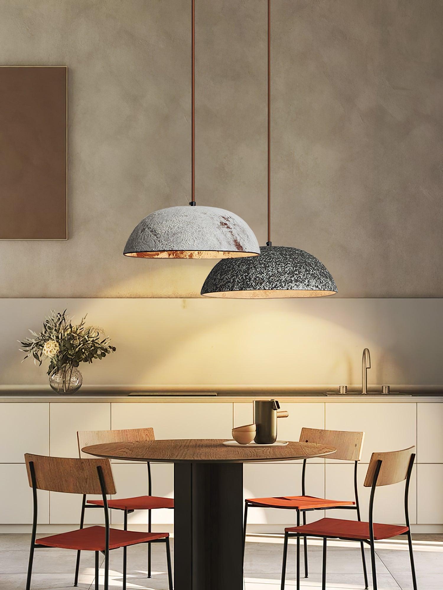 Half Dome Vintage Ceramic Pendant Lamp - Blowlighting