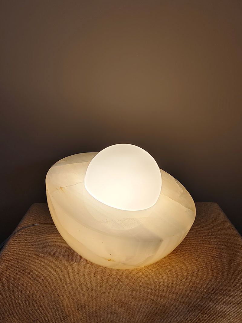 TopLight Jade Minimalist Halo Table Lamp