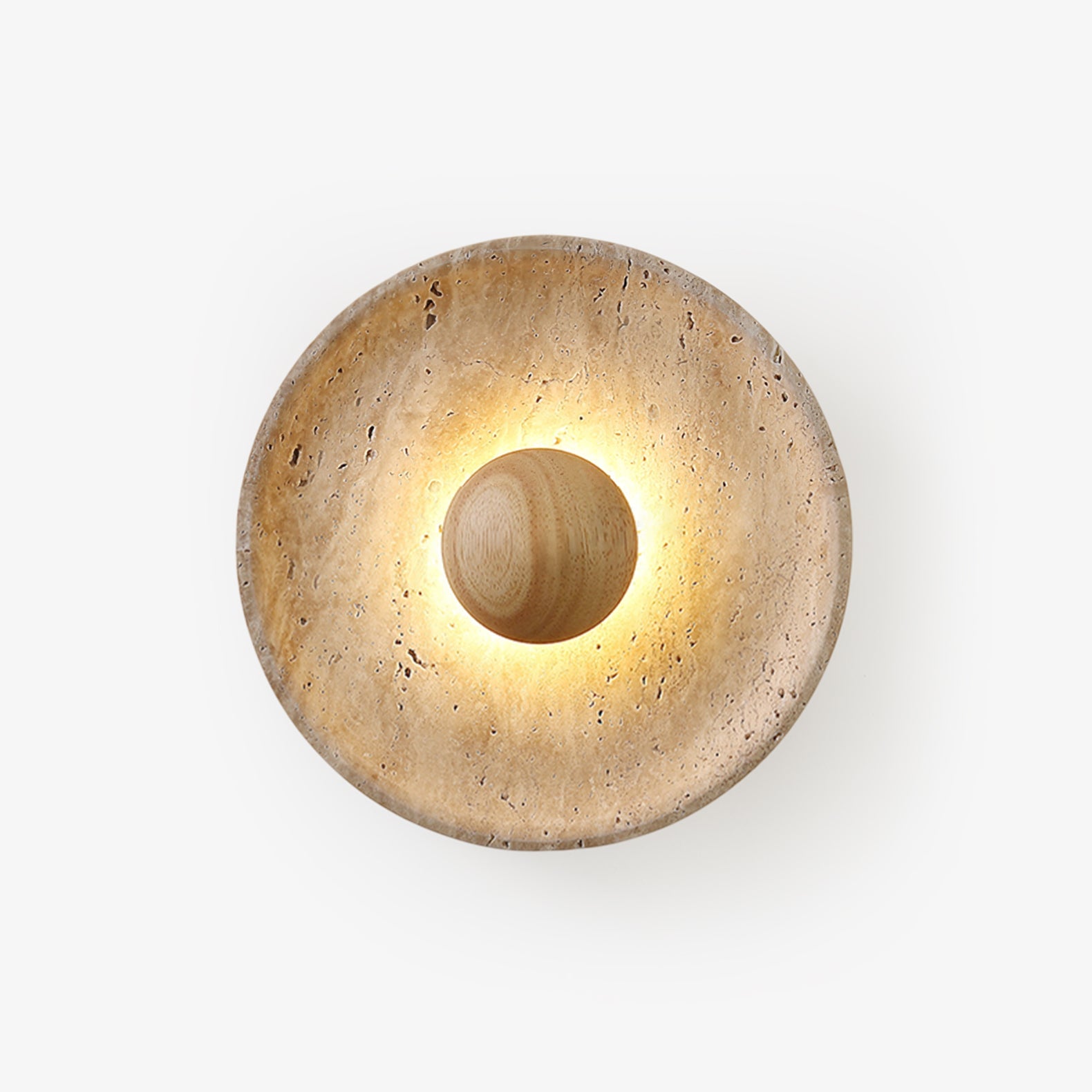 Ulraeia Minimalist Travertine Wall Light - Blowlighting