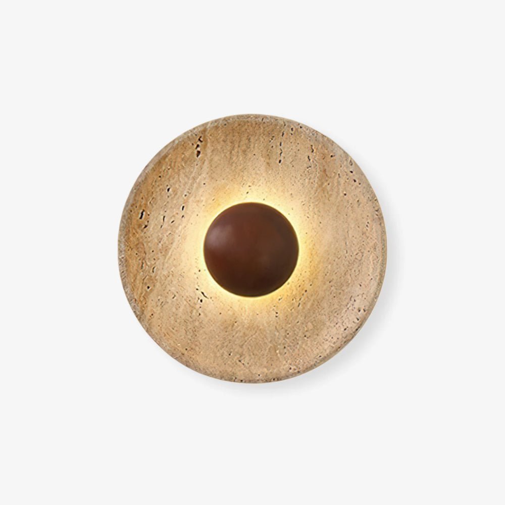 Ulraeia Minimalist Travertine Wall Light - Blowlighting