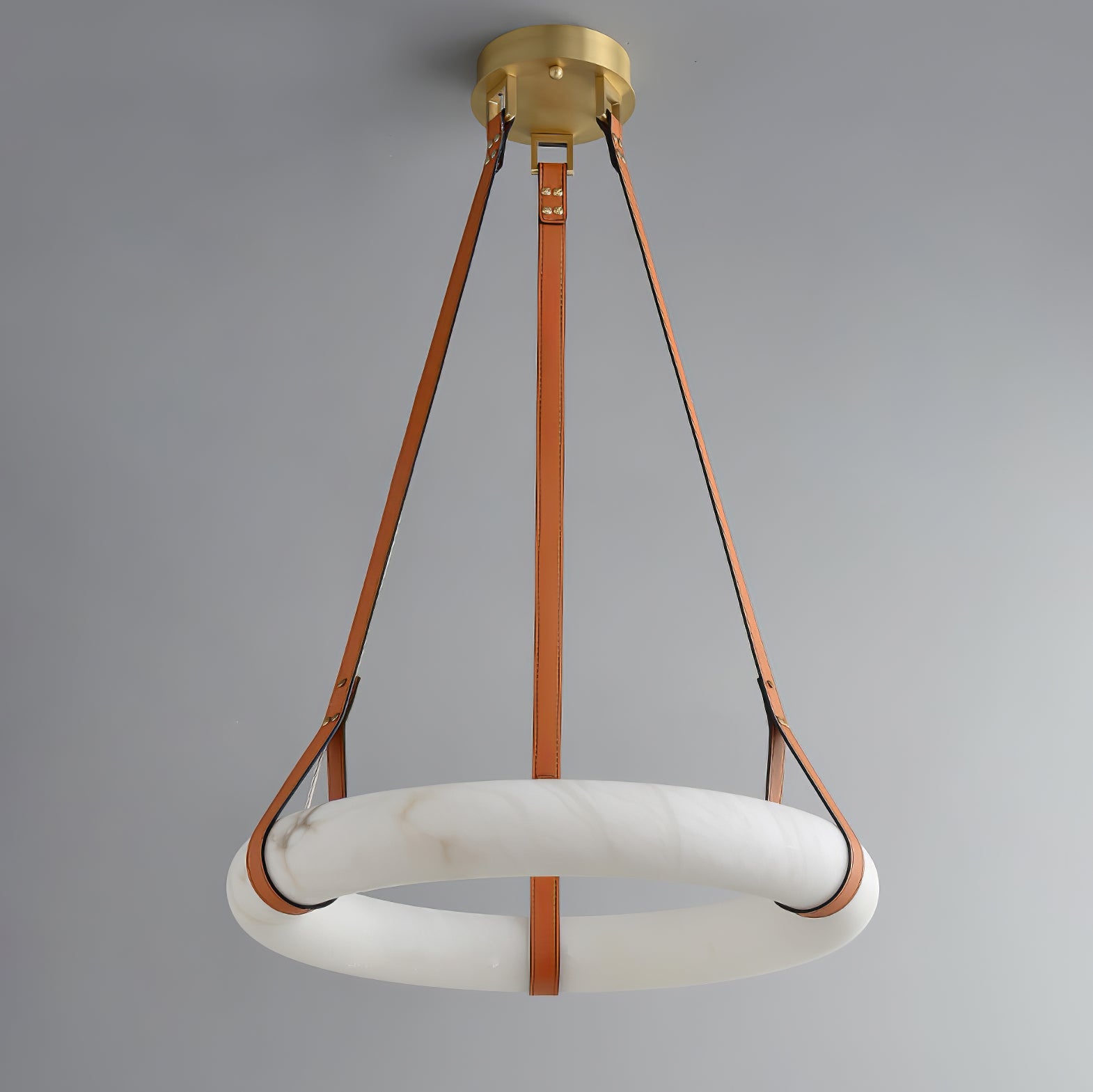 Erzorila Circular Alabaster Pendant Light - Blowlighting