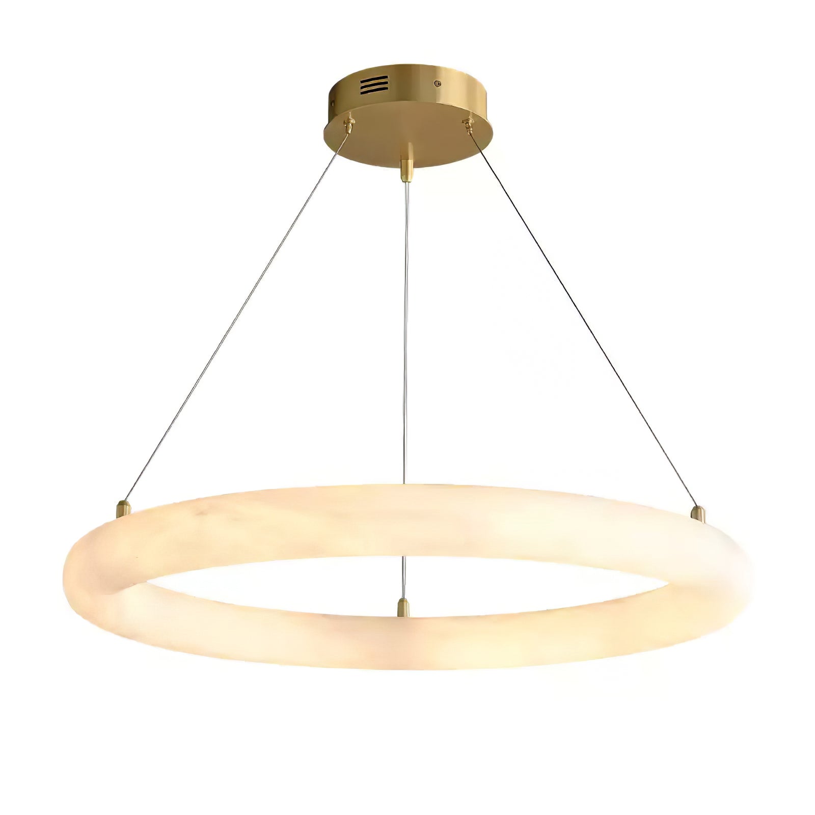 Erzorila Circular Alabaster Pendant Light - Blowlighting
