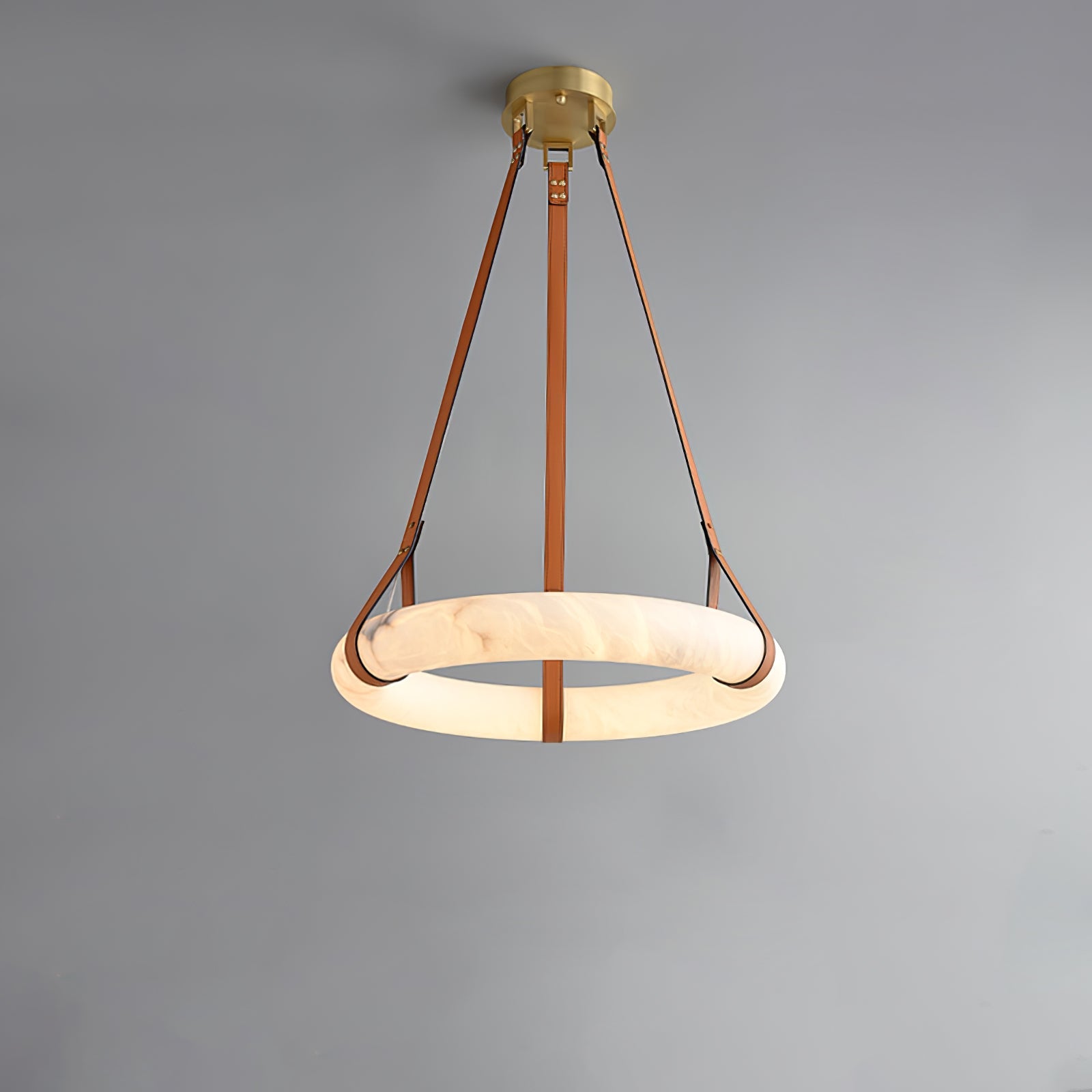 Erzorila Circular Alabaster Pendant Light - Blowlighting
