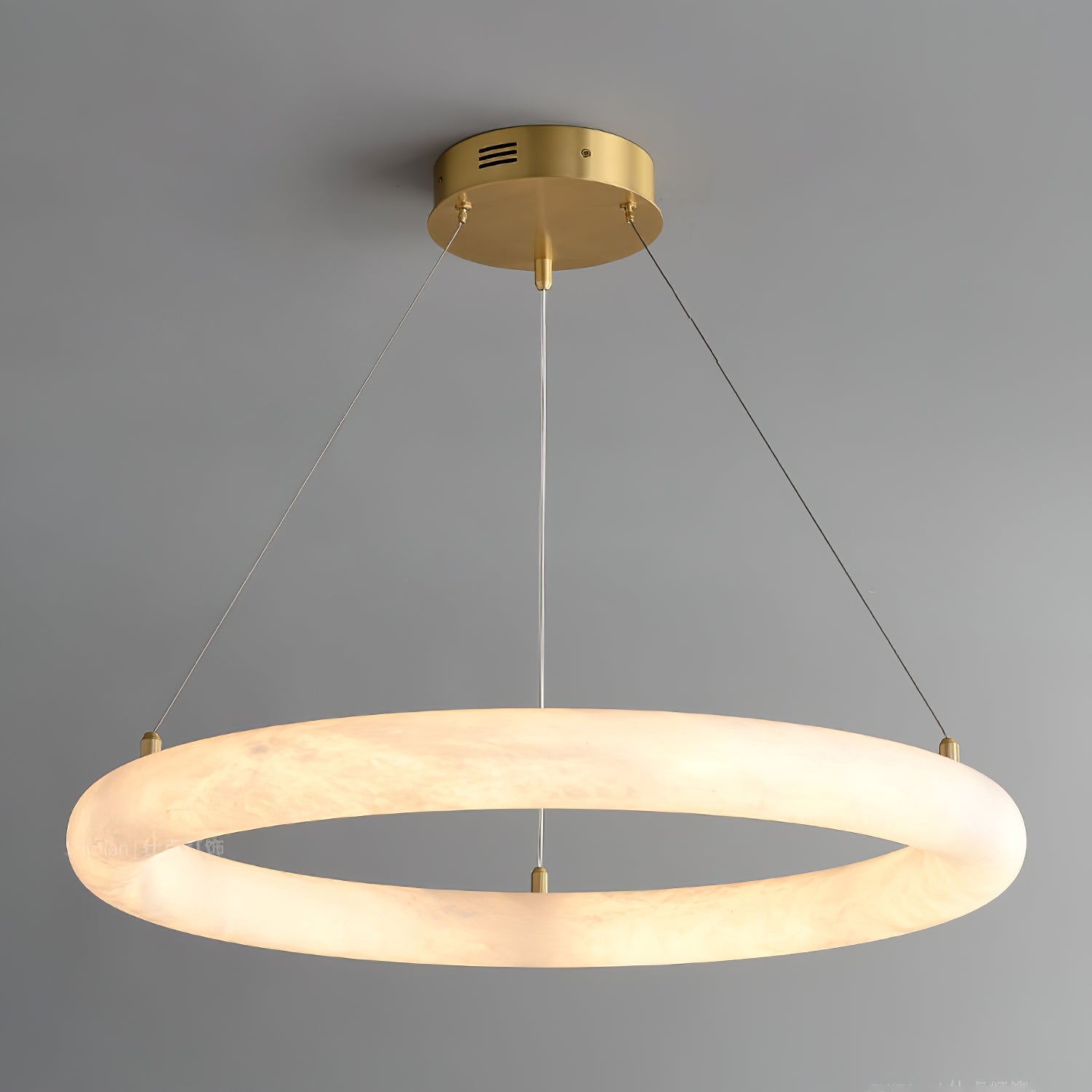 Erzorila Circular Alabaster Pendant Light - Blowlighting