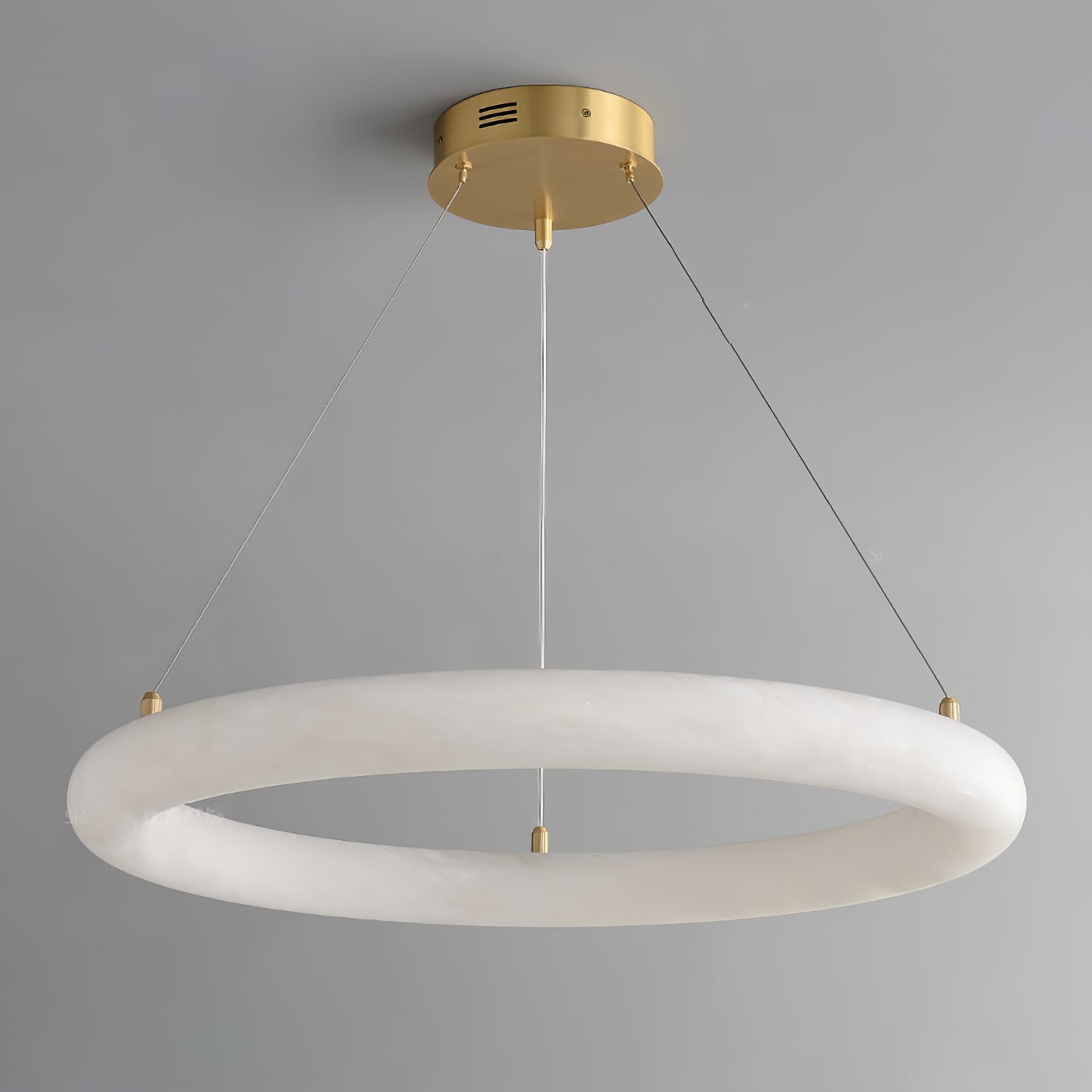 Erzorila Circular Alabaster Pendant Light - Blowlighting