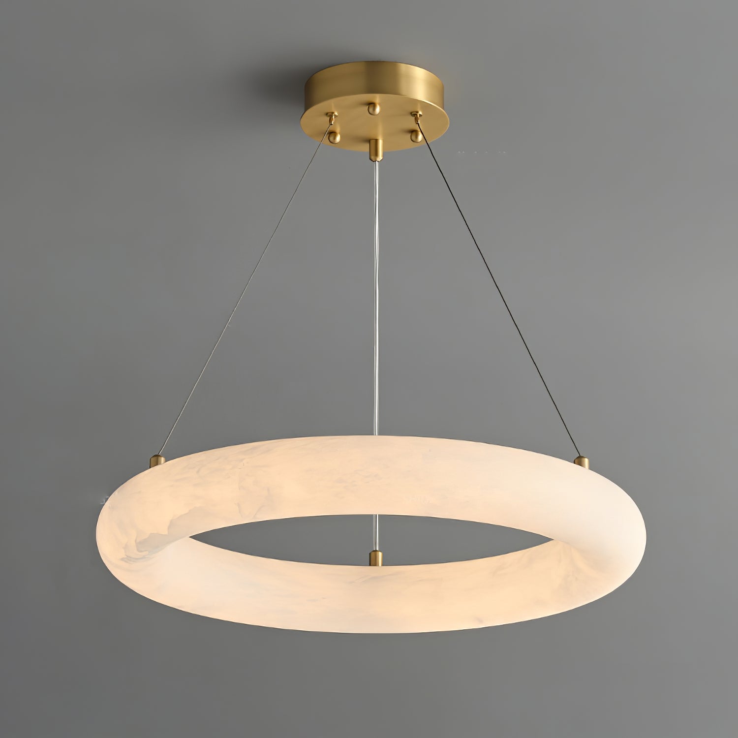 Erzorila Circular Alabaster Pendant Light - Blowlighting