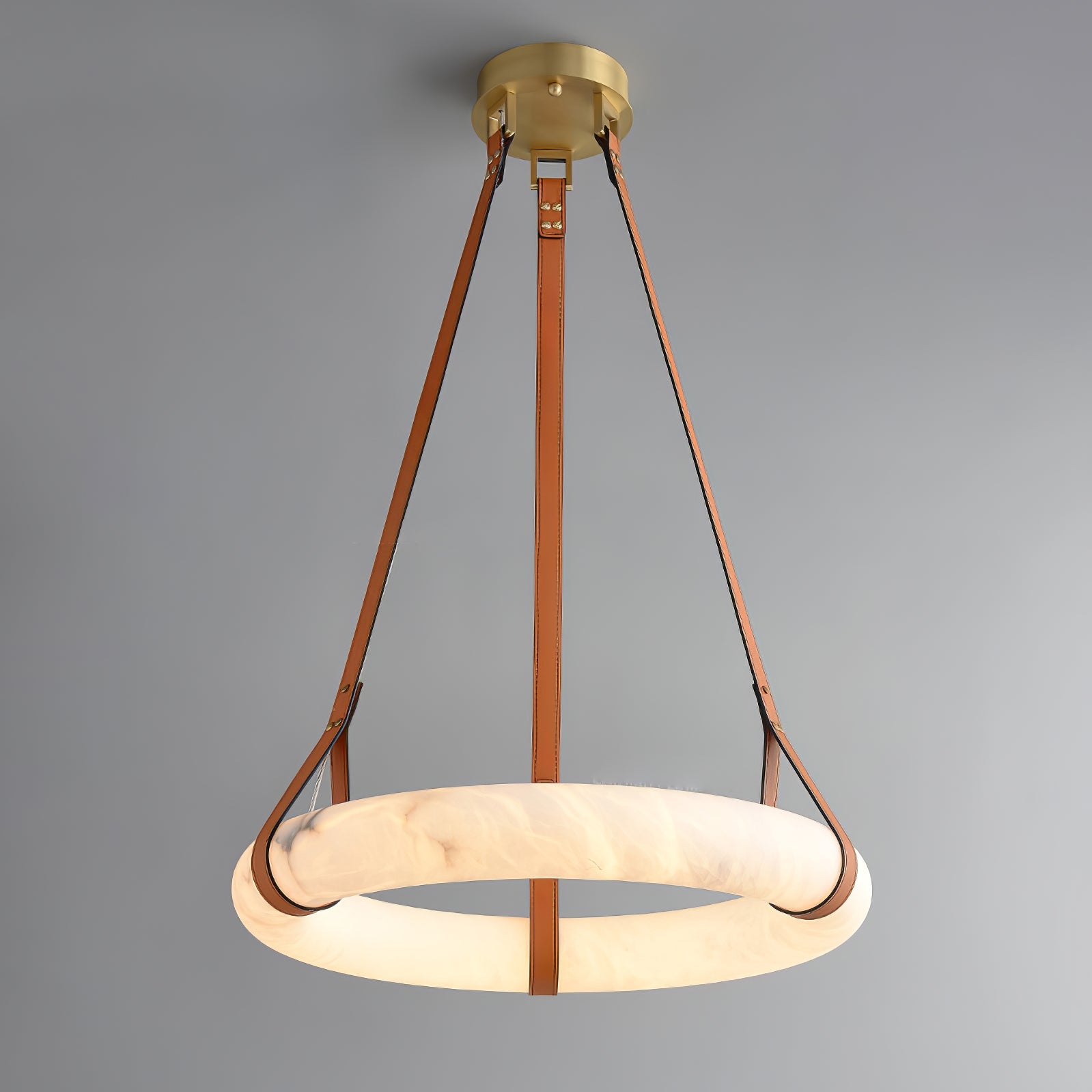 Erzorila Circular Alabaster Pendant Light - Blowlighting
