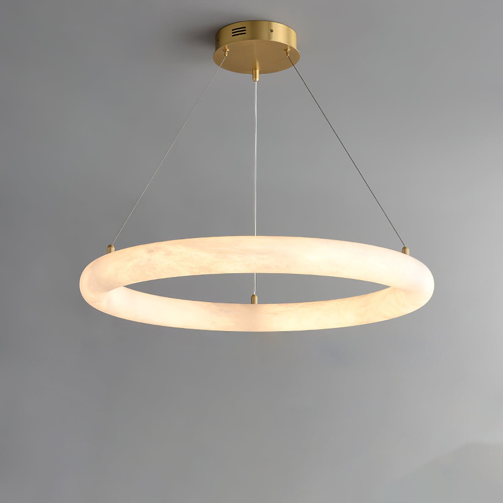 Erzorila Circular Alabaster Pendant Light - Blowlighting