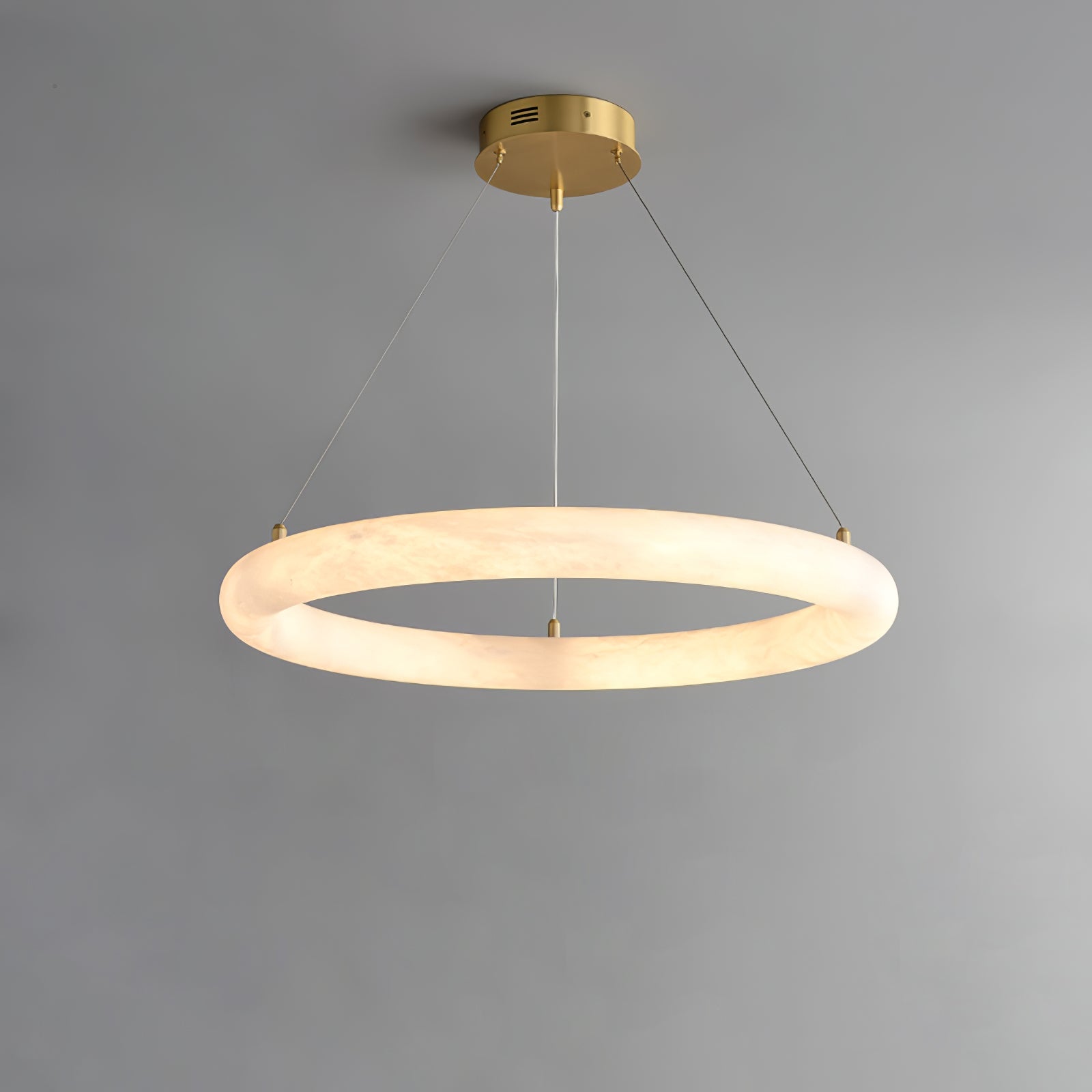 Erzorila Circular Alabaster Pendant Light - Blowlighting