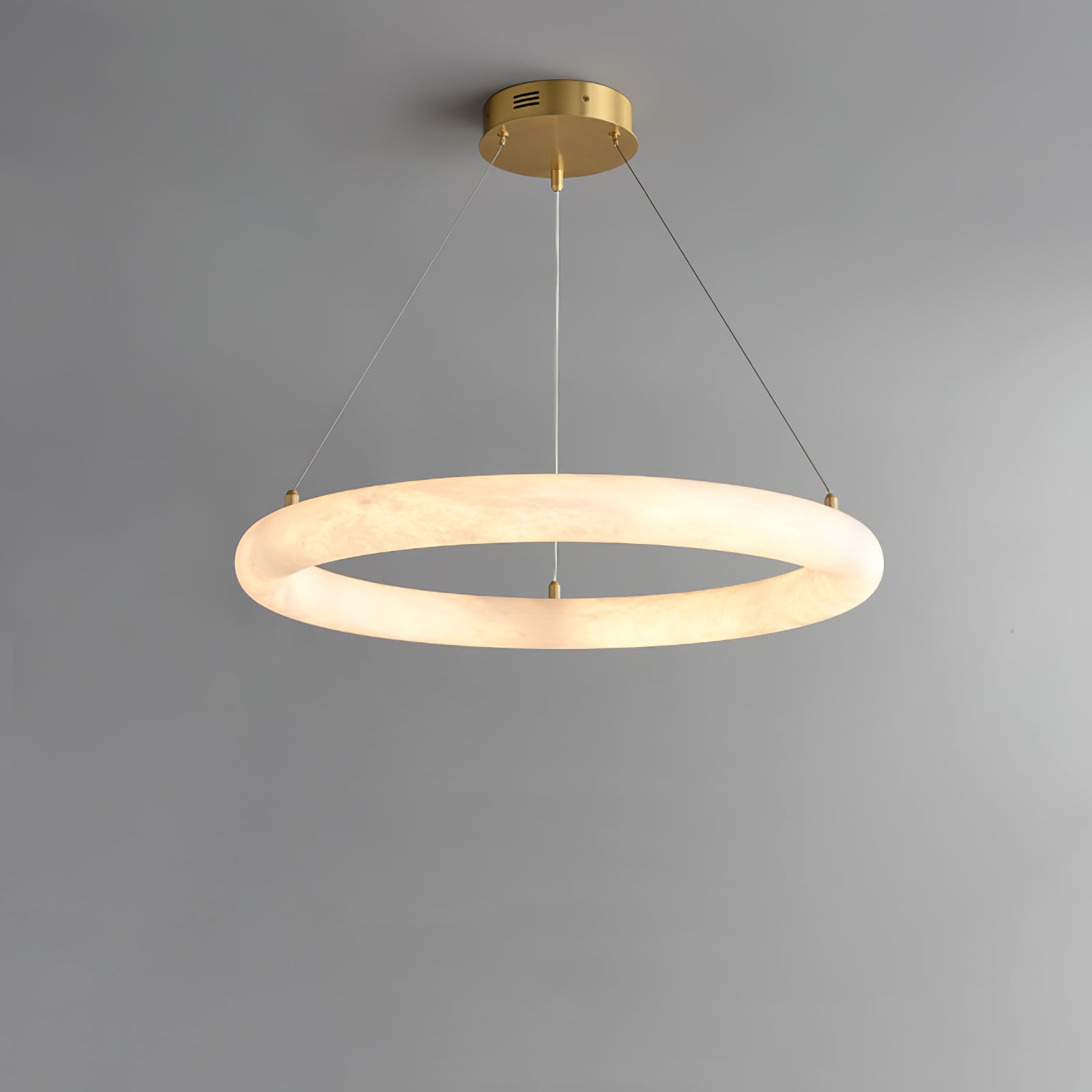 Erzorila Circular Alabaster Pendant Light - Blowlighting