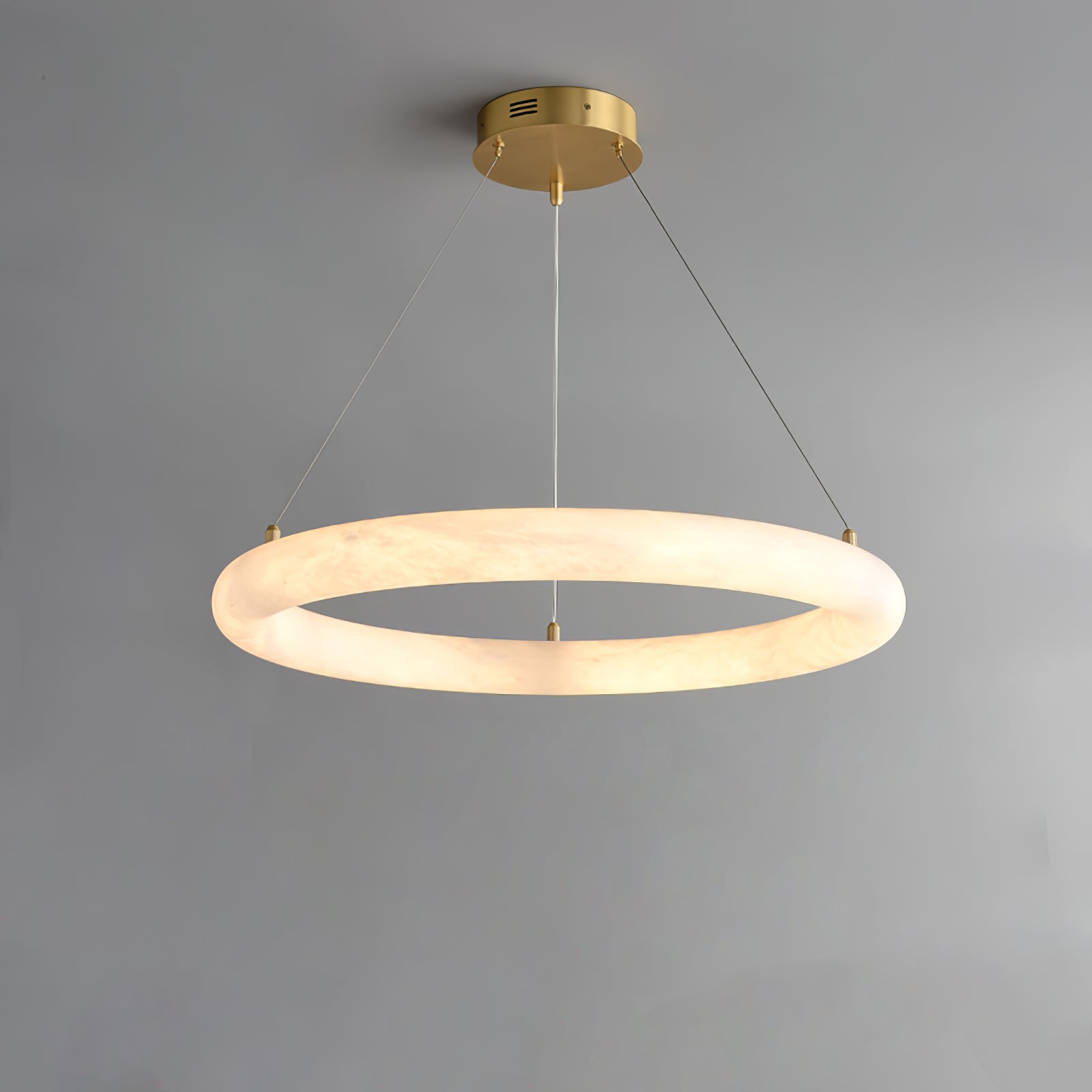 Erzorila Circular Alabaster Pendant Light - Blowlighting