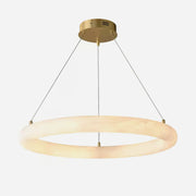 Erzorila Circular Alabaster Pendant Light - Blowlighting