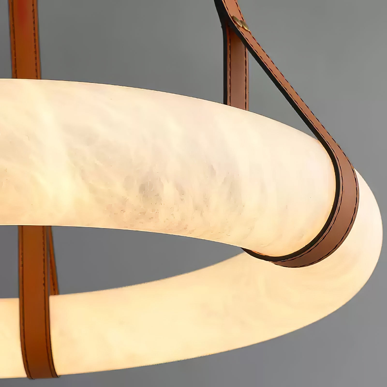 Erzorila Circular Alabaster Pendant Light - Blowlighting