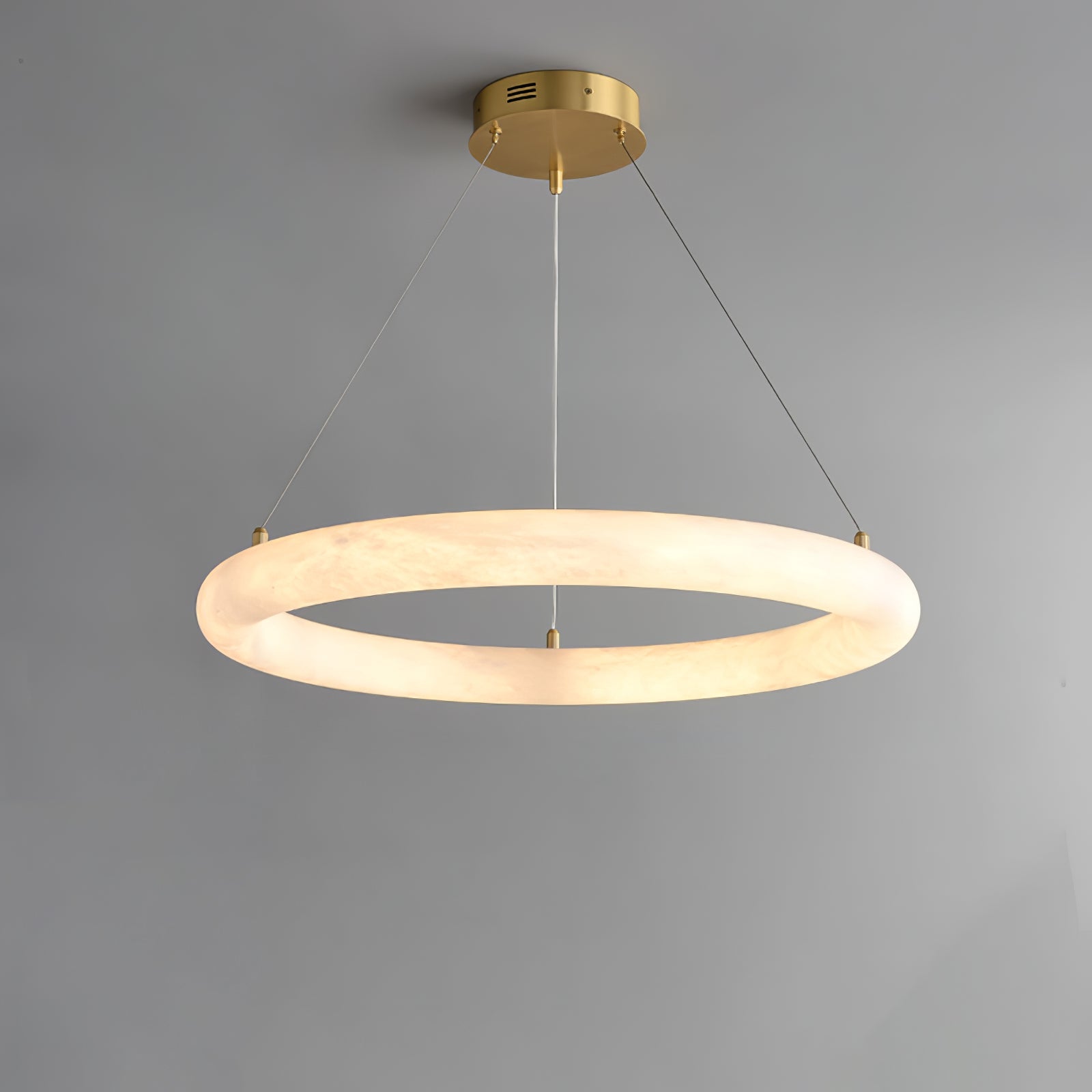 Erzorila Circular Alabaster Pendant Light - Blowlighting