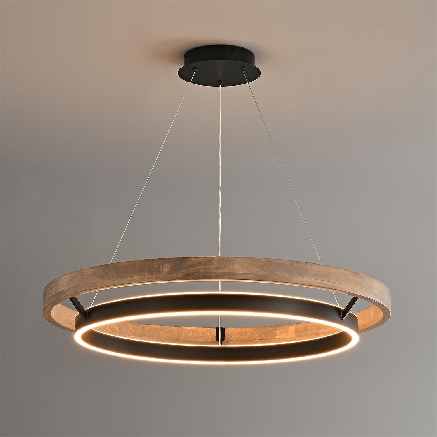 Horizon Modern Concentric Ring Chandelier