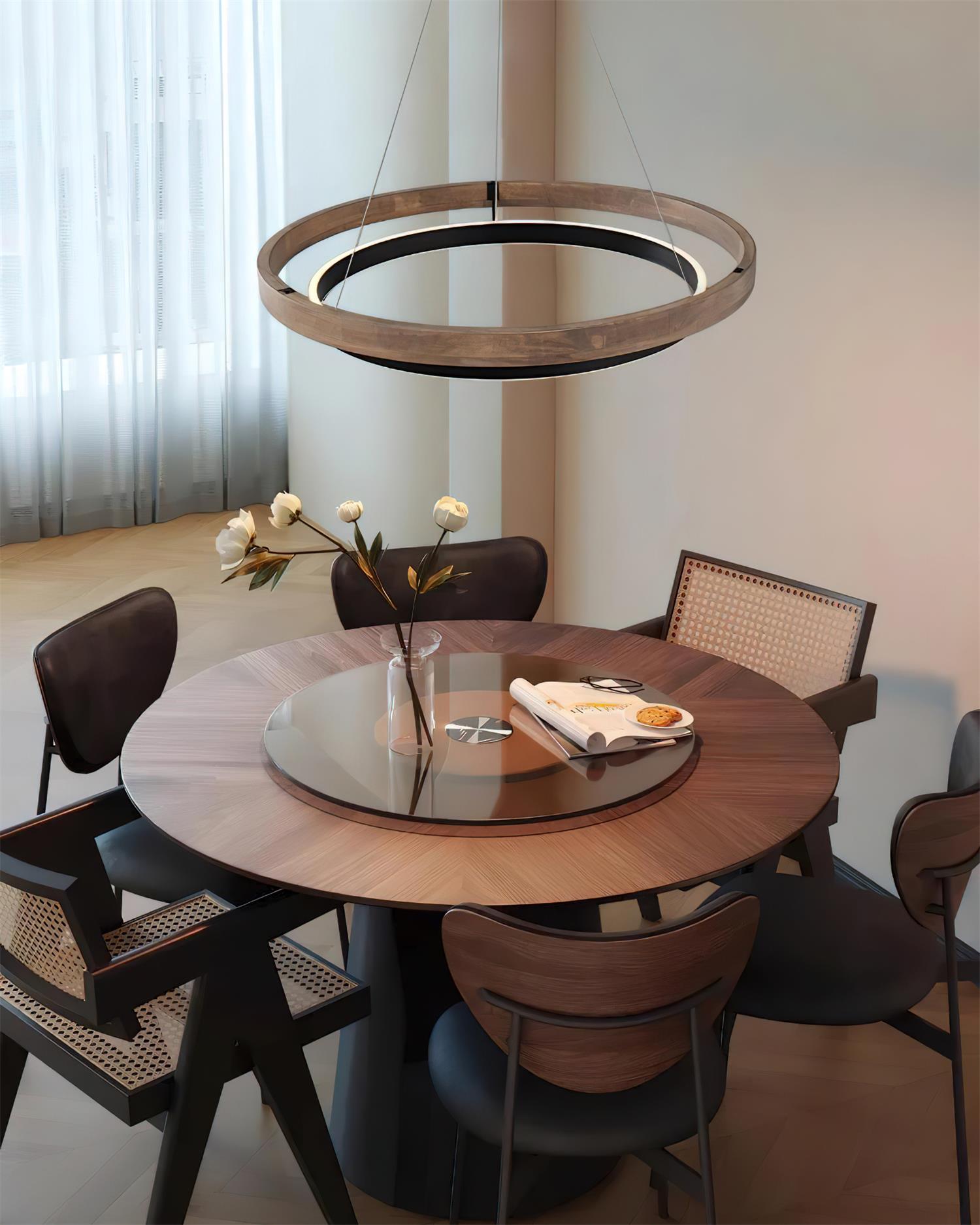 Horizon Modern Concentric Ring Chandelier