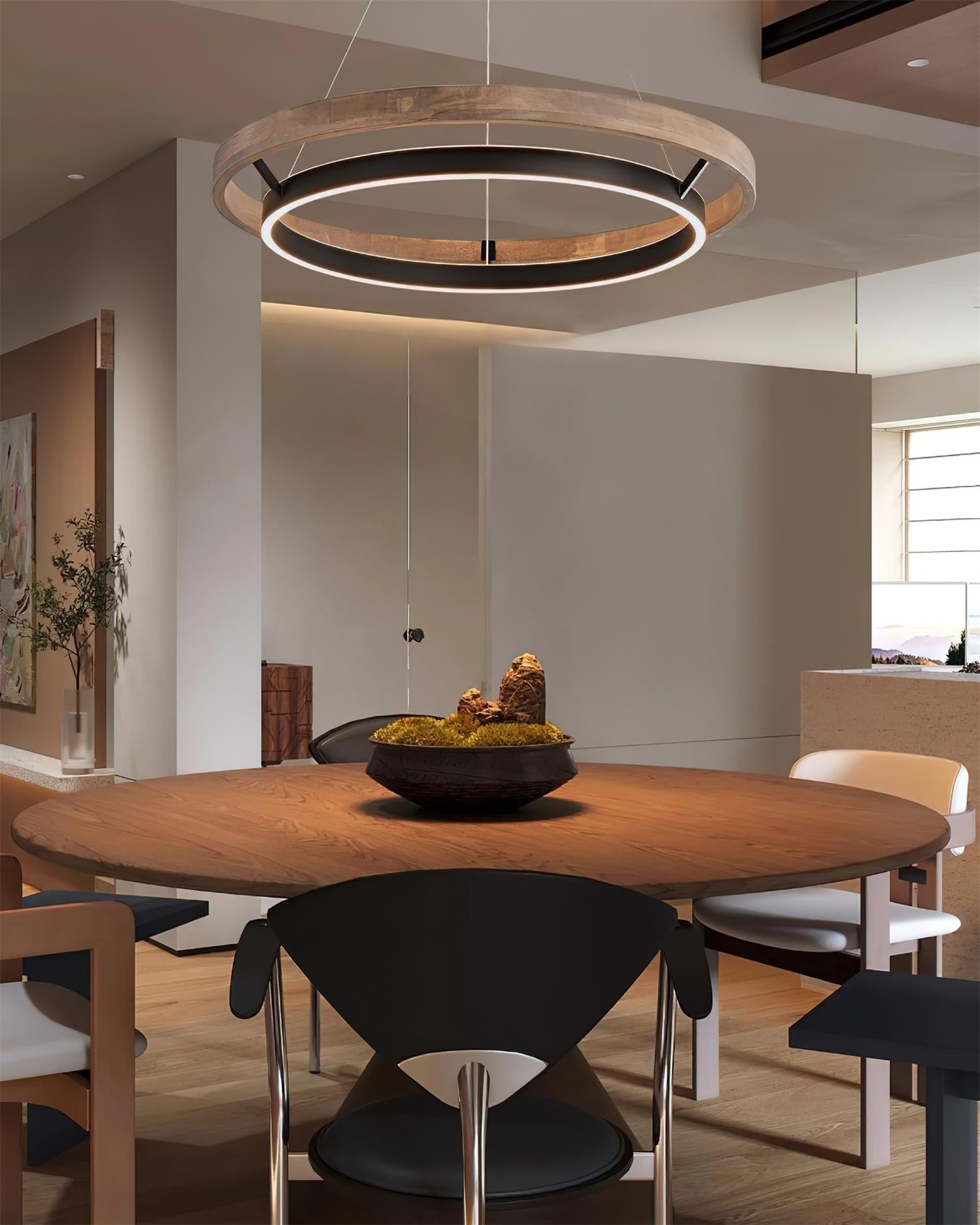 Horizon Modern Concentric Ring Chandelier