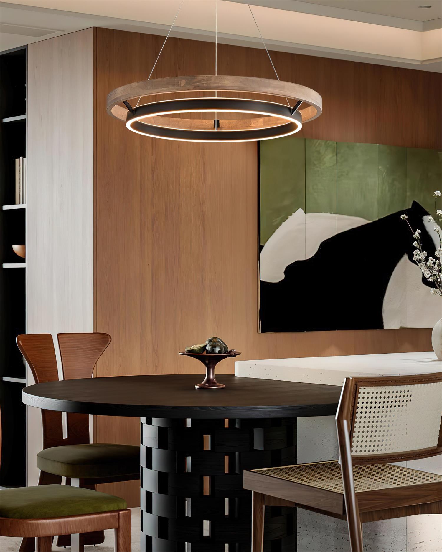 Horizon Modern Concentric Ring Chandelier