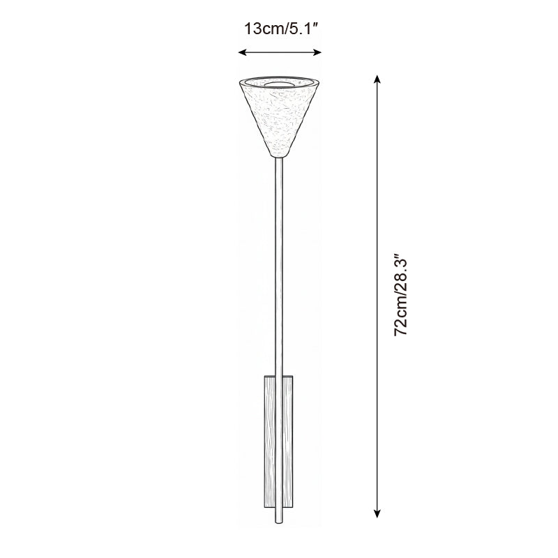 Halvo Wabi-Sabi Travertine Wall Light