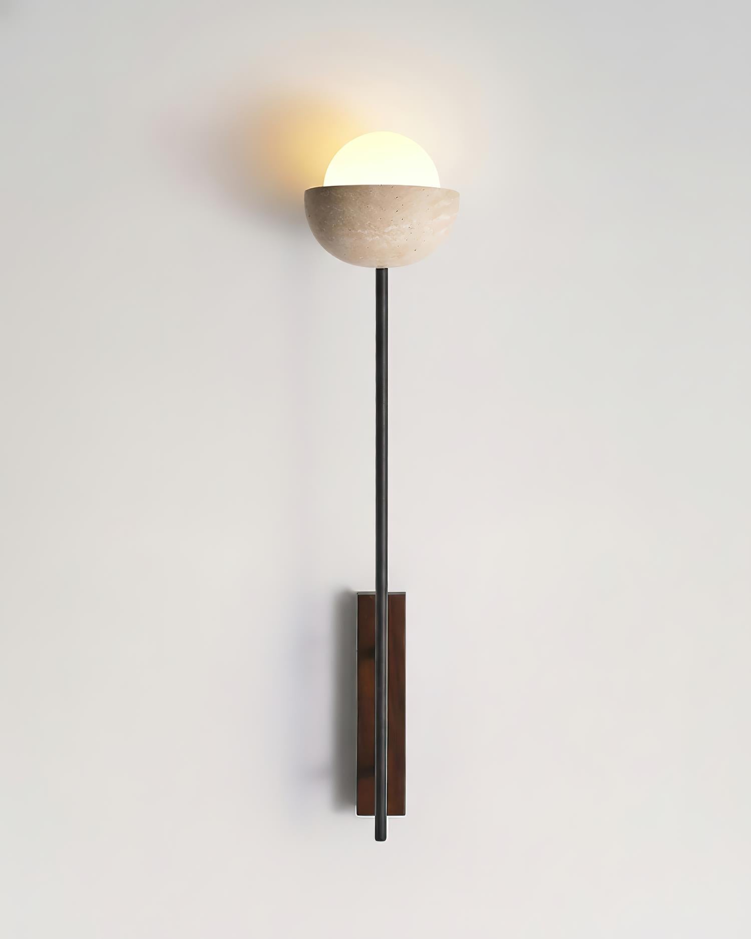 Halvo Wabi-Sabi Travertine Wall Light
