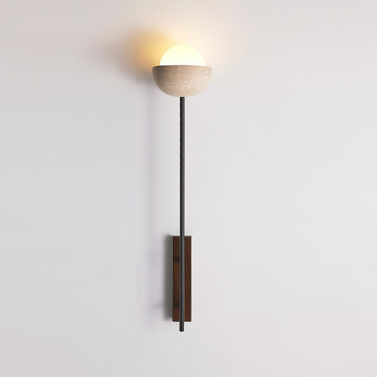 Halvo Wabi-Sabi Travertine Wall Light