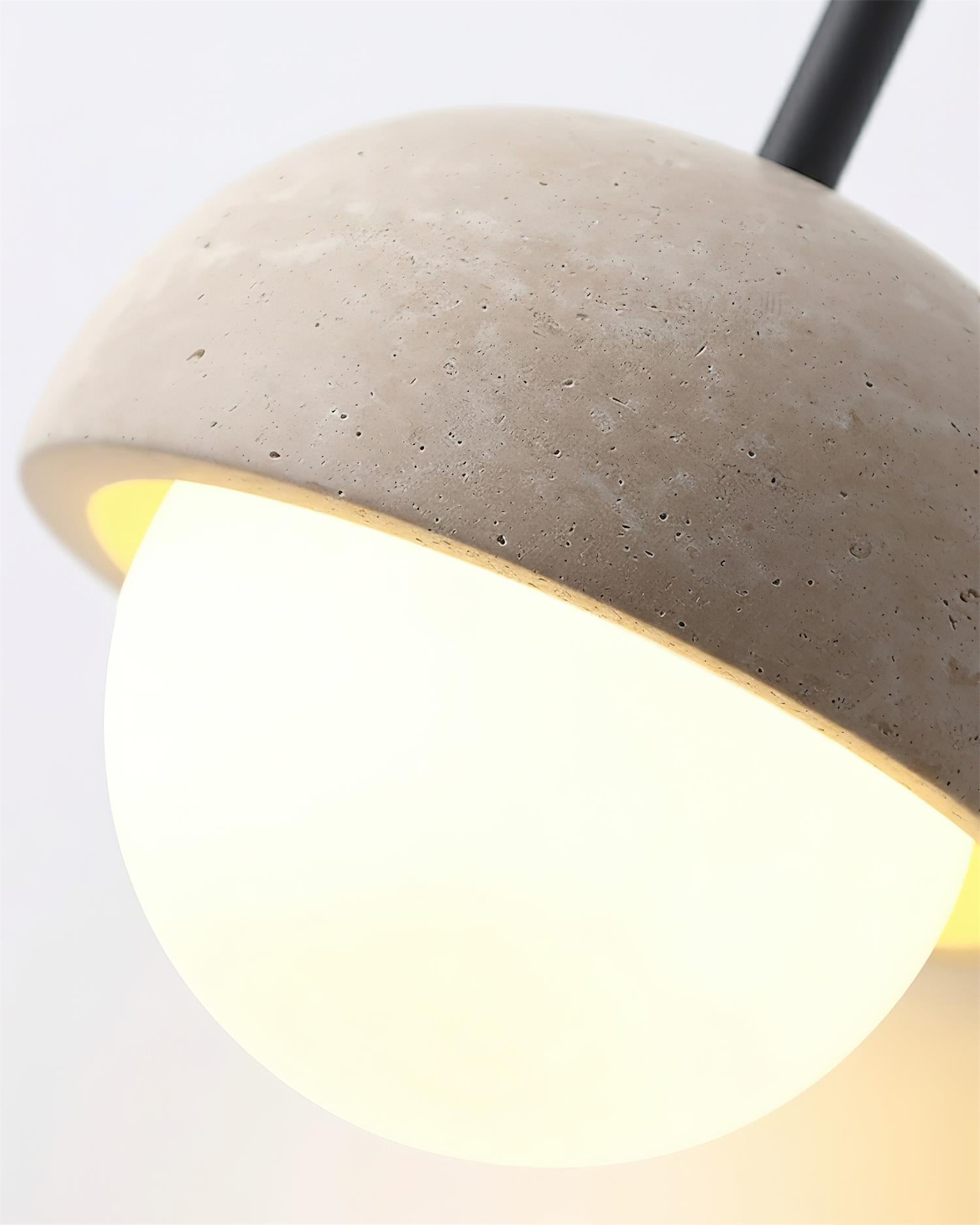 Halvo Wabi-Sabi Travertine Wall Light