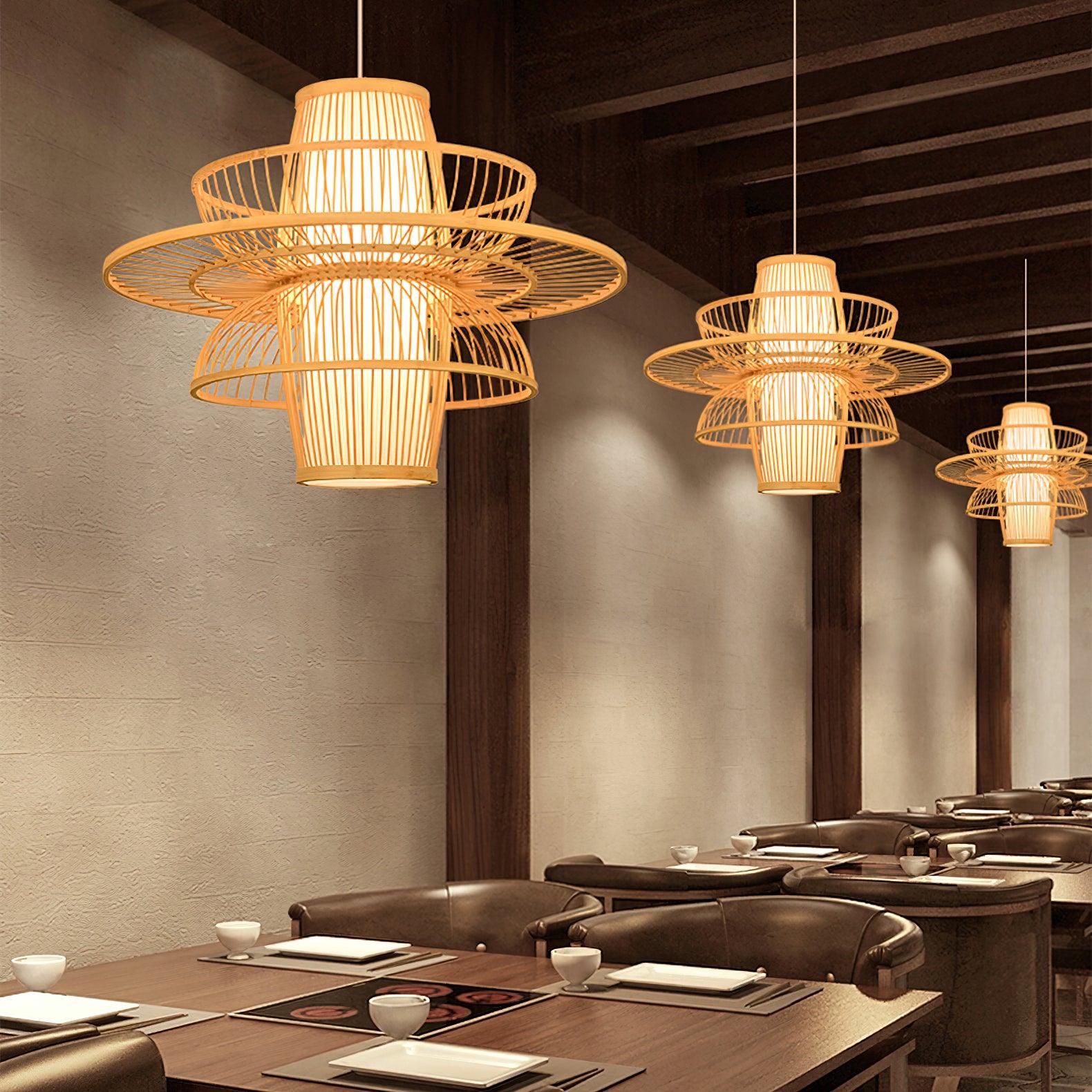 Handmade Sigyn Bamboo Pendant Lamp - Blowlighting