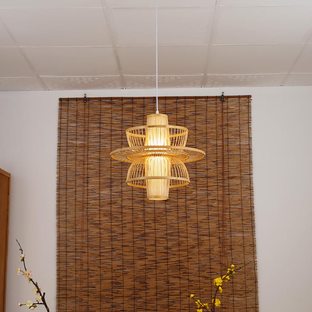Handmade Sigyn Bamboo Pendant Lamp - Blowlighting