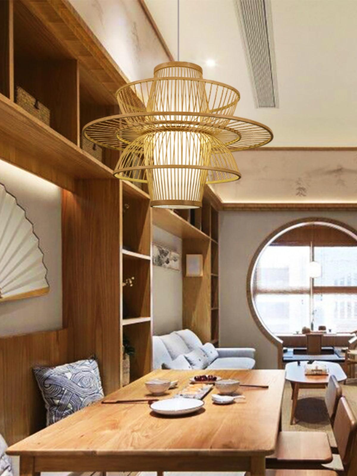 Handmade Sigyn Bamboo Pendant Lamp - Blowlighting