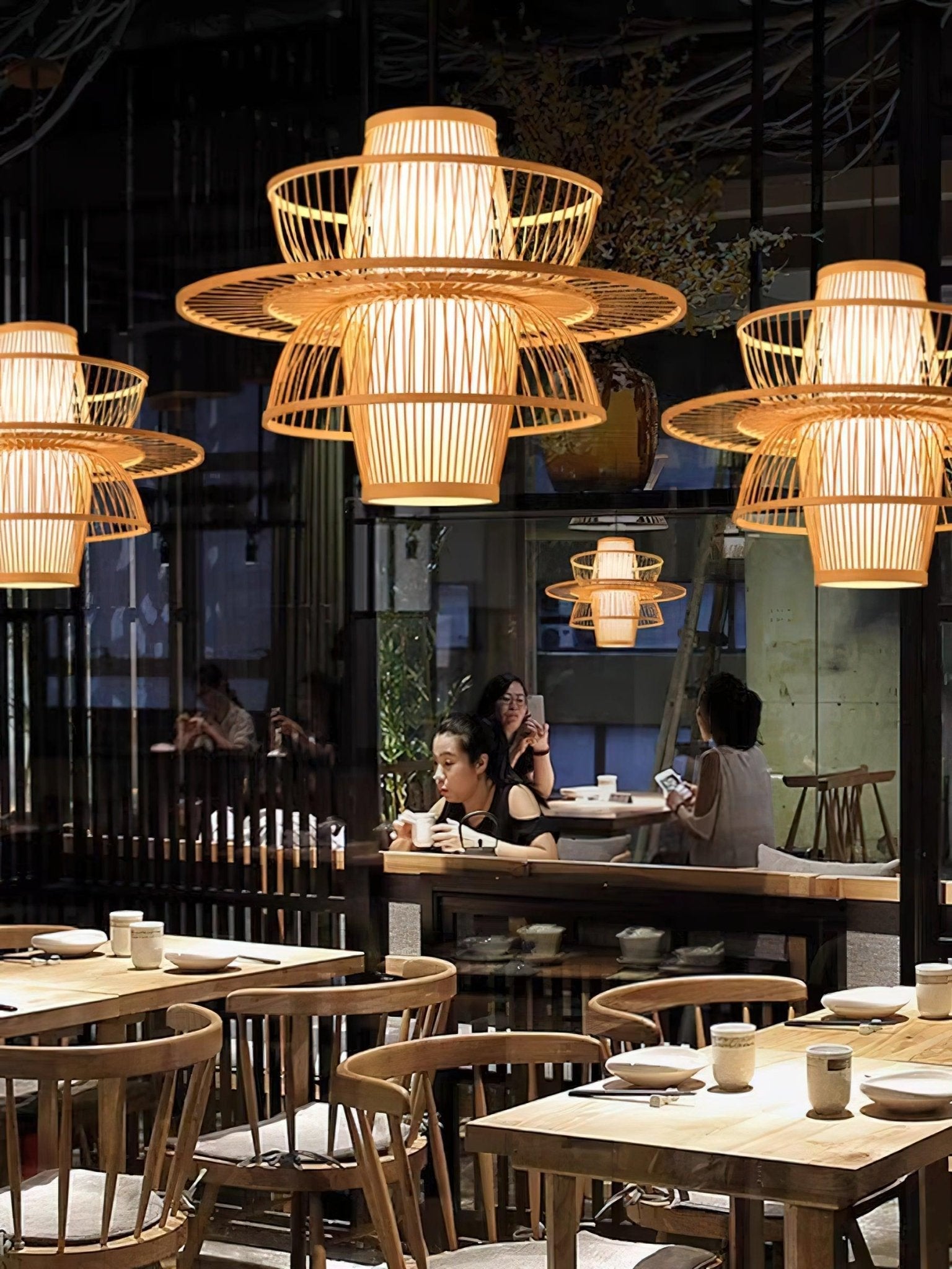 Handmade Sigyn Bamboo Pendant Lamp - Blowlighting