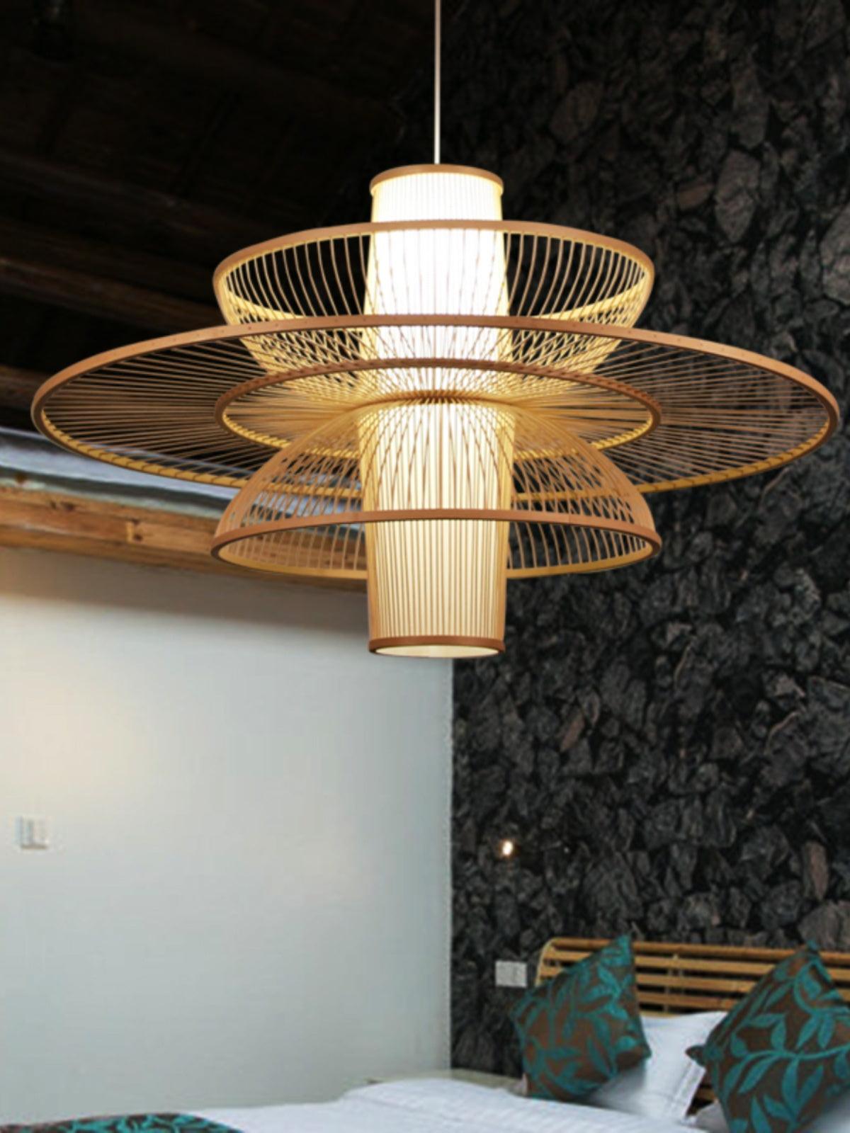 Handmade Sigyn Bamboo Pendant Lamp - Blowlighting