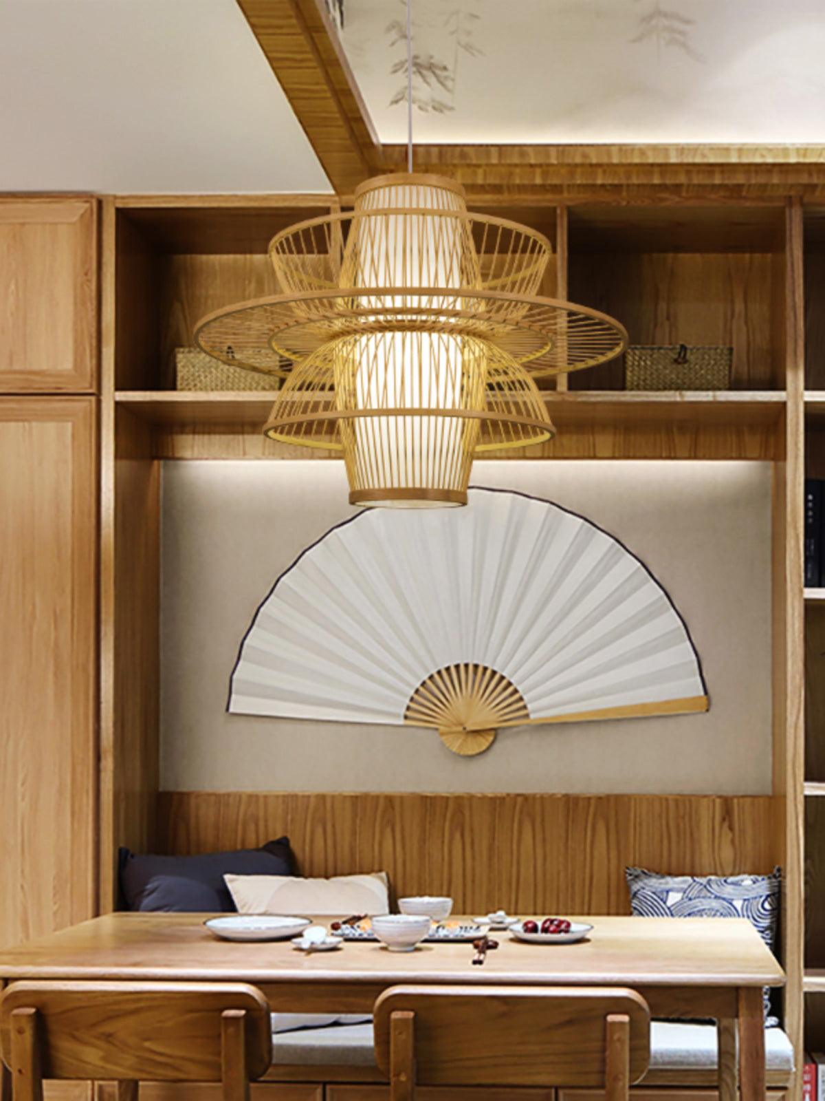 Handmade Sigyn Bamboo Pendant Lamp - Blowlighting