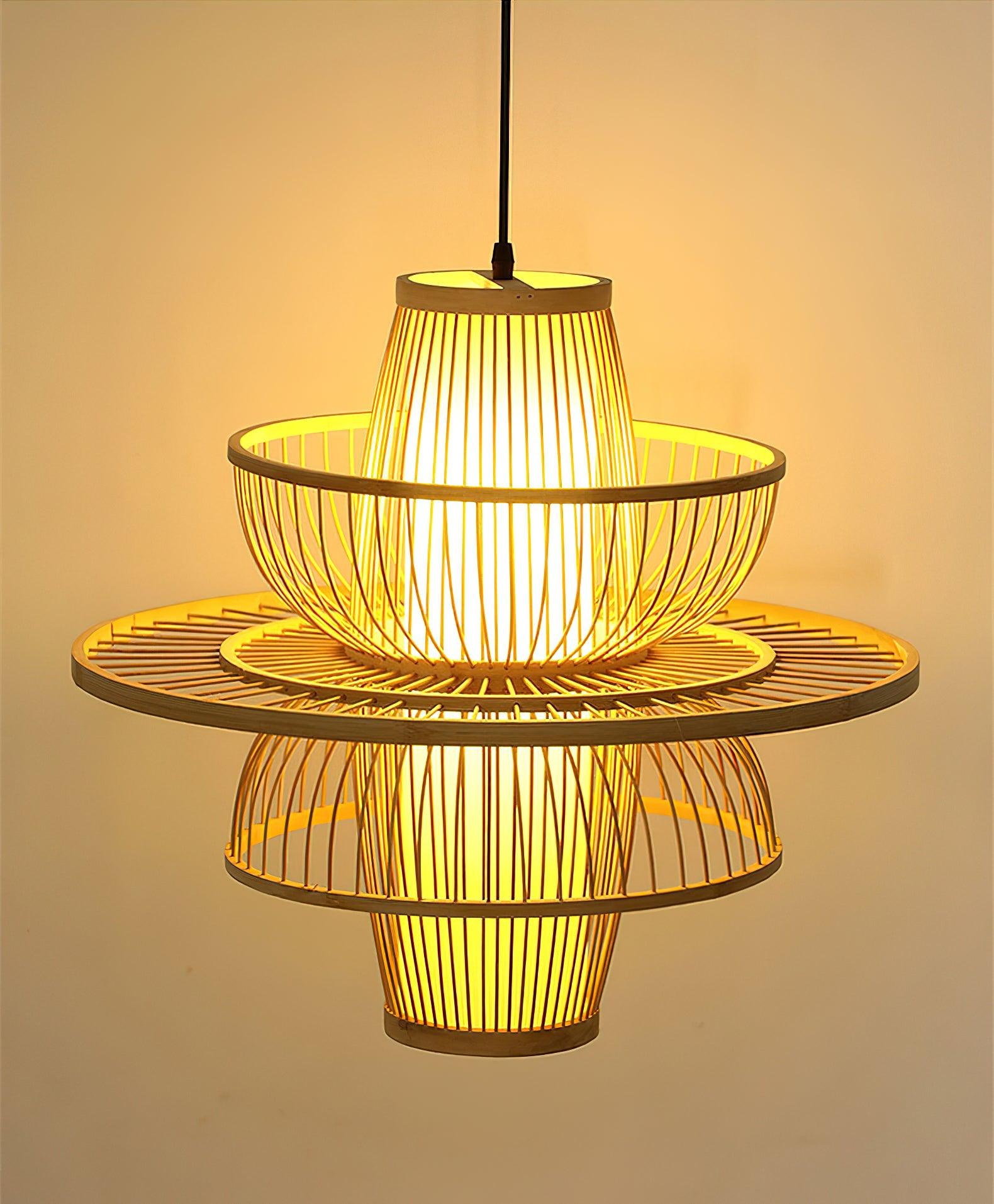 Handmade Sigyn Bamboo Pendant Lamp - Blowlighting