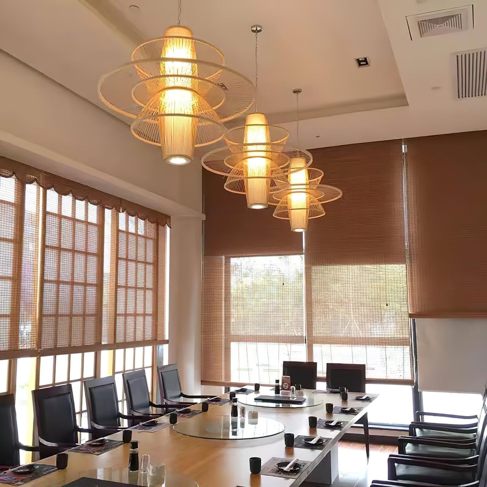 Handmade Sigyn Bamboo Pendant Lamp - Blowlighting