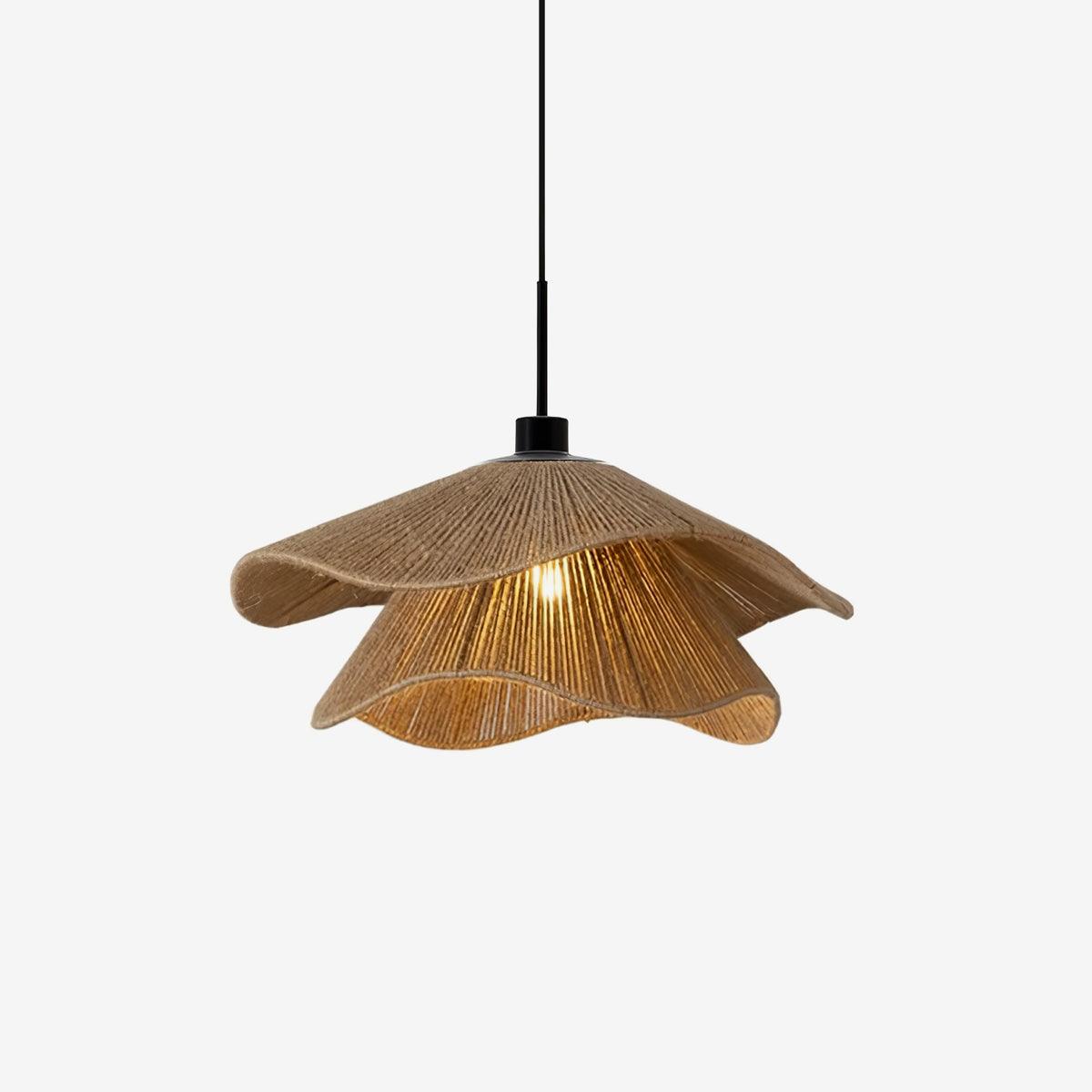 Handmade Straw Hat Pendant Lamp - Blowlighting