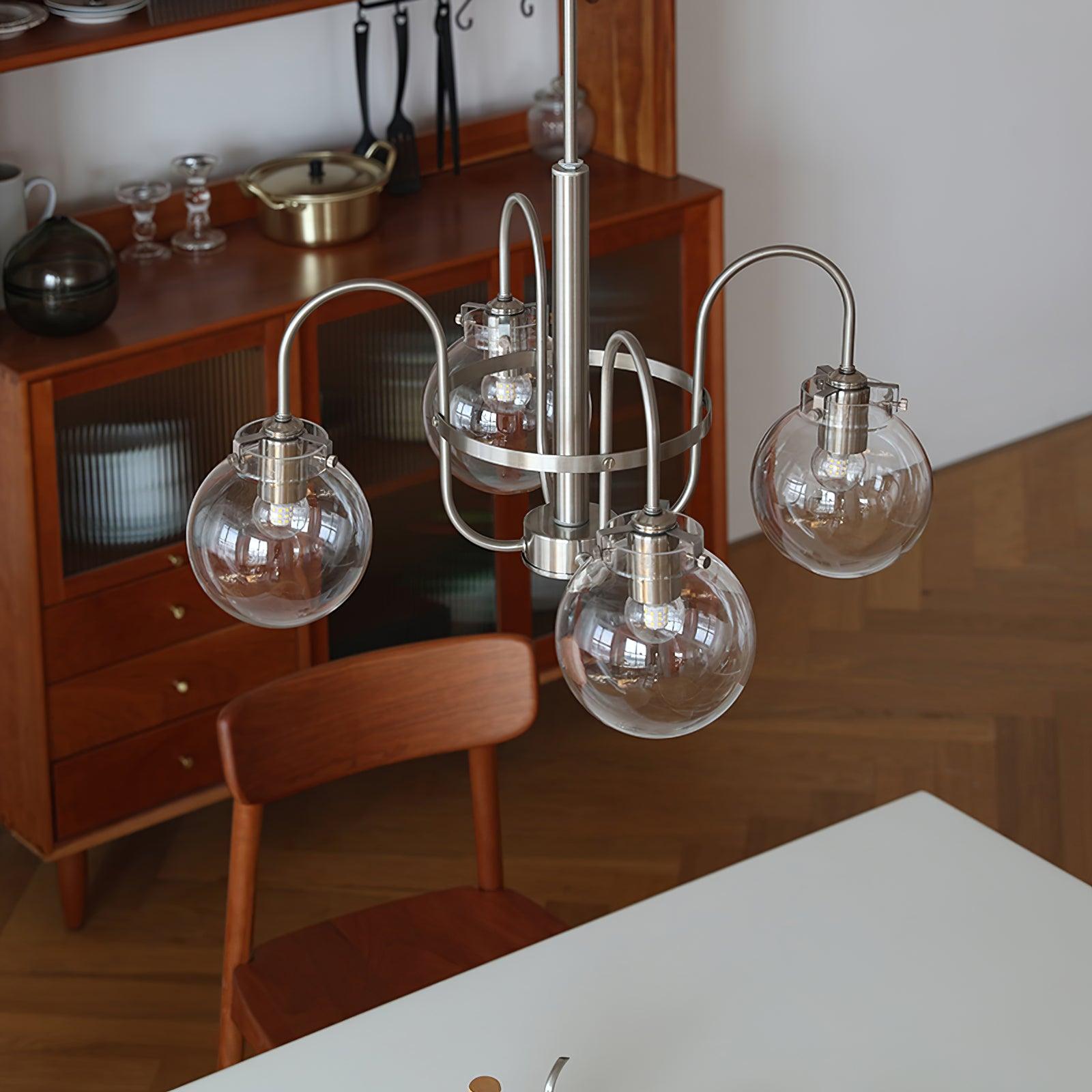 Verinyra Premium Nordic Art Glass Metal Chandelier - Blowlighting
