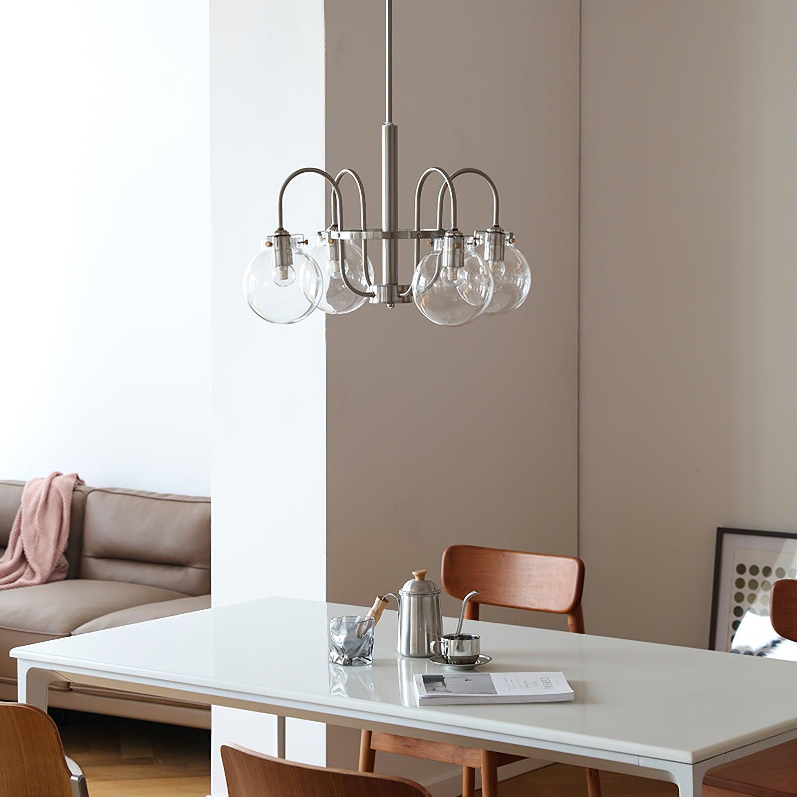 Verinyra Premium Nordic Art Glass Metal Chandelier - Blowlighting