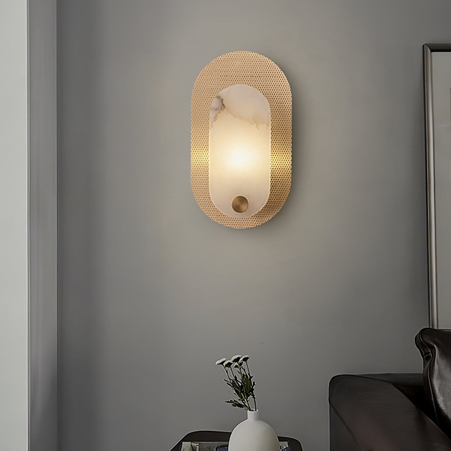 Clio Alabaster Wall Lamp - Blowlighting