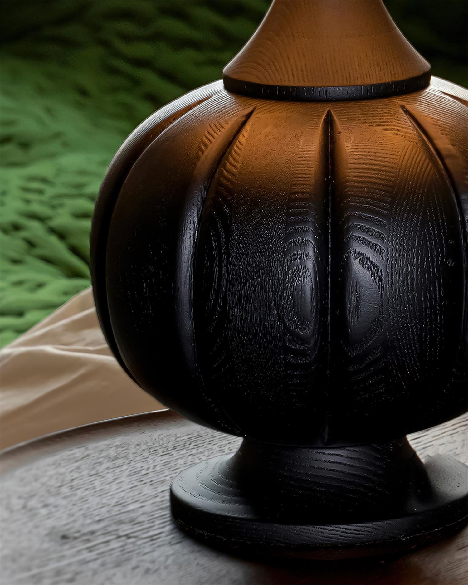 StriVibe Wood Stripe Table Lamp