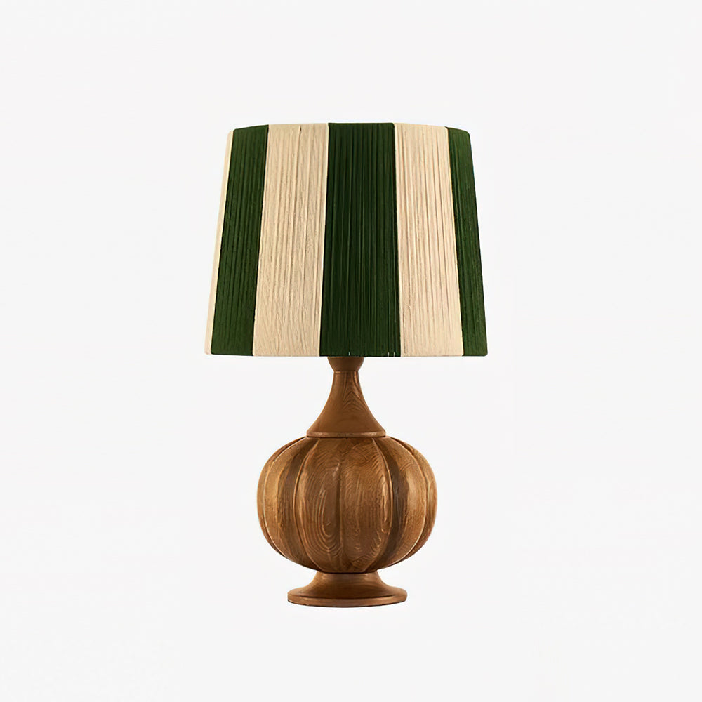 StriVibe Wood Stripe Table Lamp