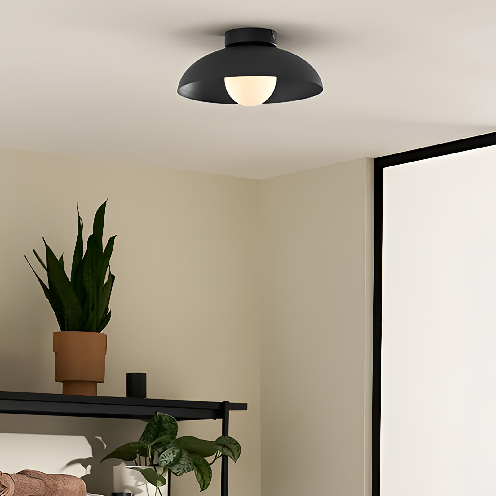 Harper Glass Dome Ceiling Lamp - Blowlighting