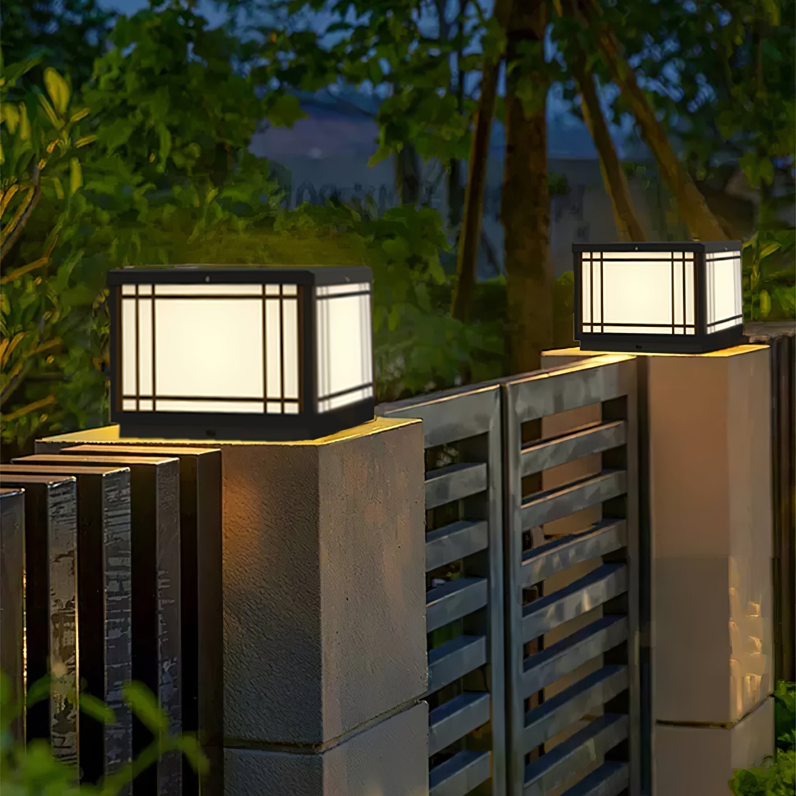 Harrison Solar Cube Outdoor Lamp - Blowlighting