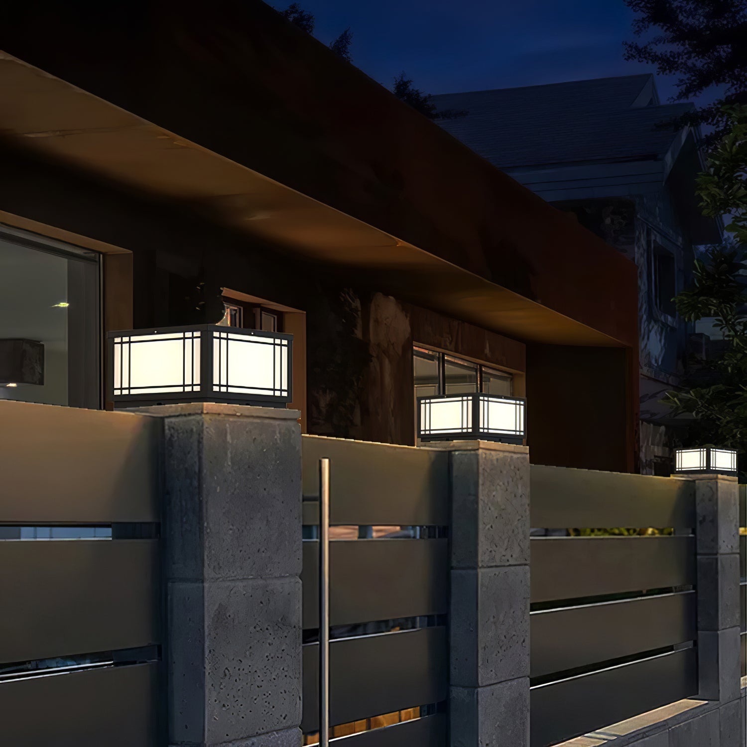 Harrison Solar Cube Outdoor Lamp - Blowlighting