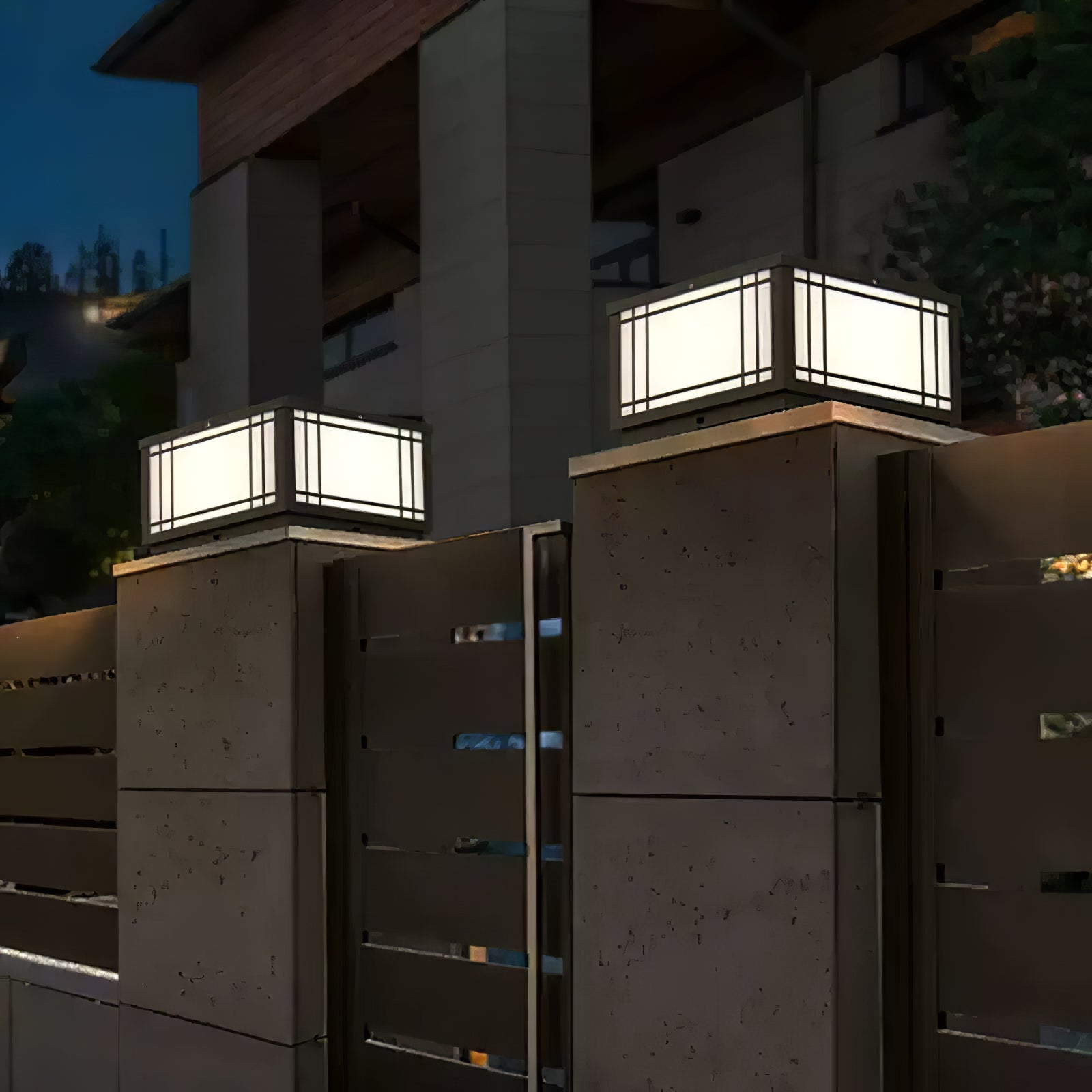 Harrison Solar Cube Outdoor Lamp - Blowlighting