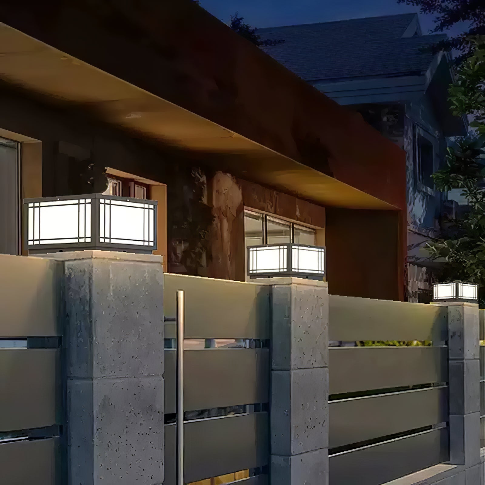 Harrison Solar Cube Outdoor Lamp - Blowlighting