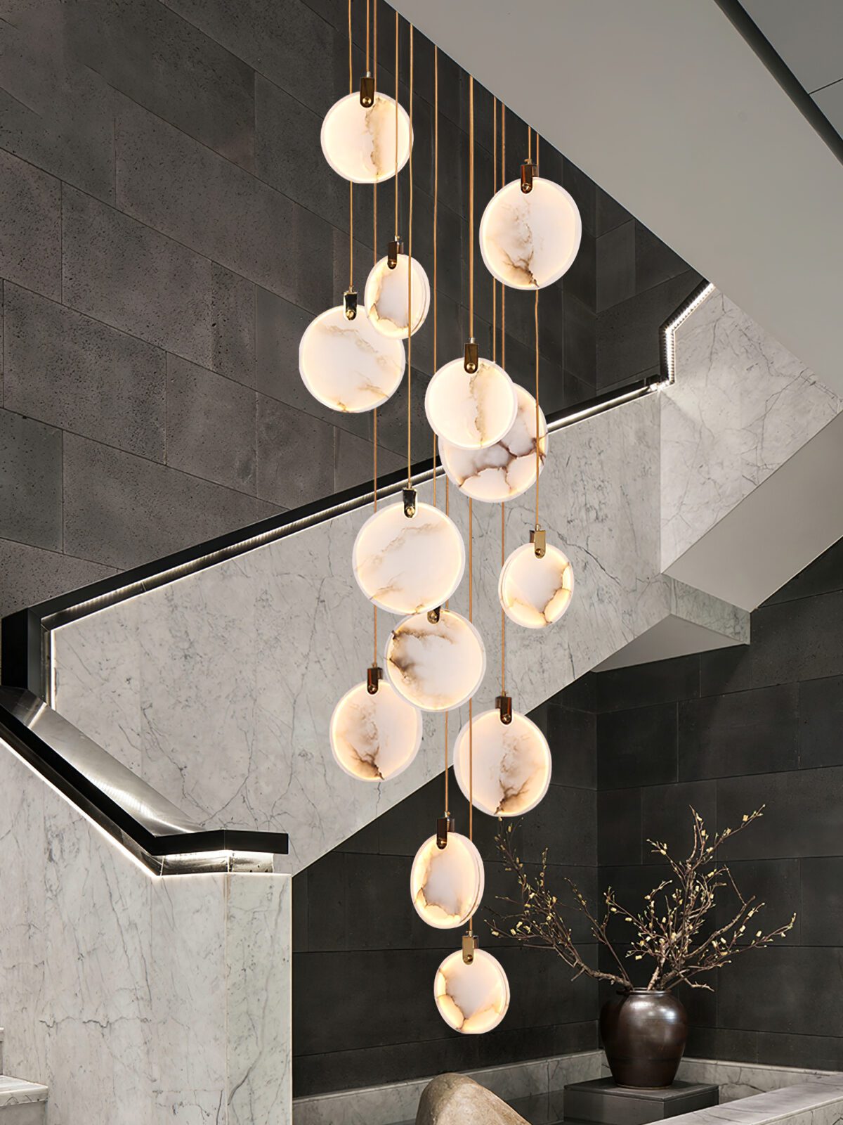 Codoros Alabaster Pendant Light - Blowlighting