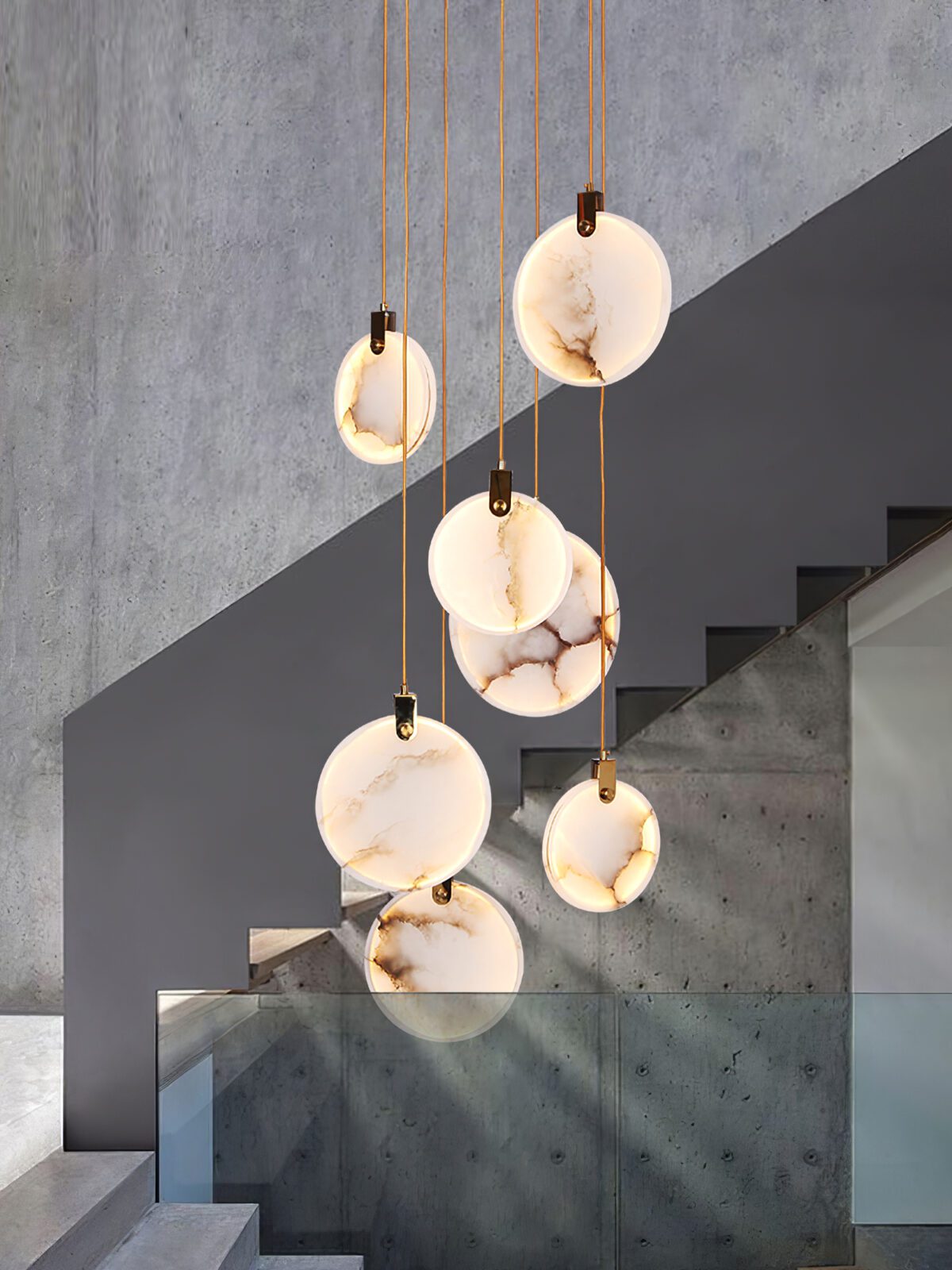 Codoros Alabaster Pendant Light - Blowlighting