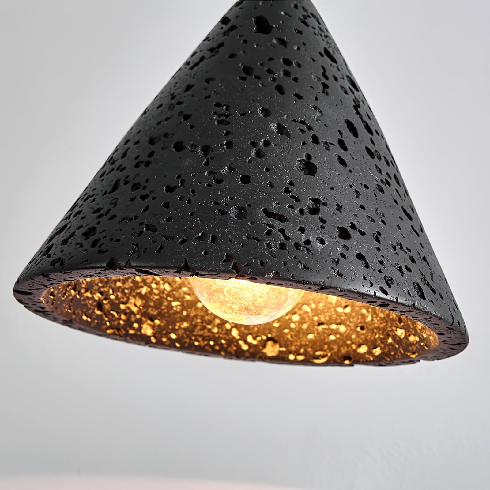 Vaelior Dome Shade Travertine Pendant Light - Blowlighting